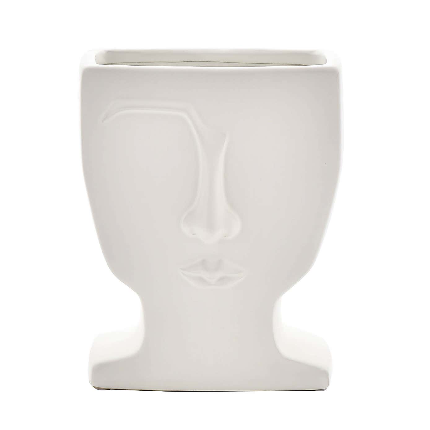 Hestia Face Ceramic Vase