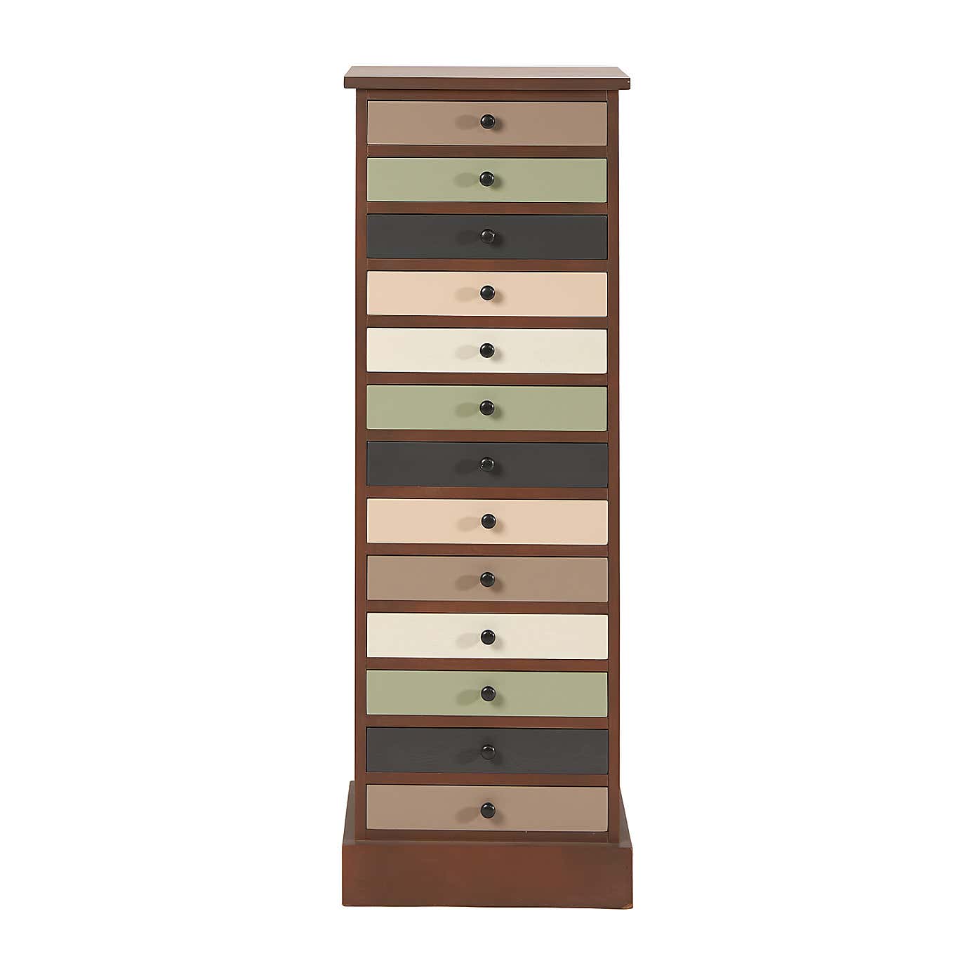 Pacific Loft 13 Drawer Chest, Pine