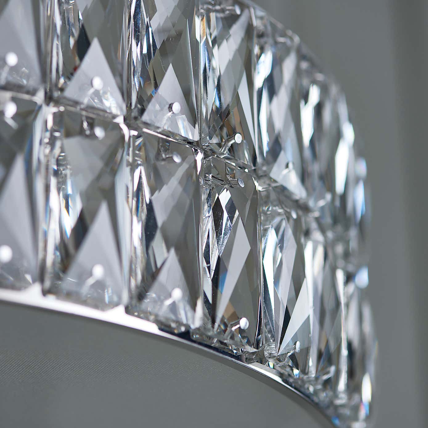 Crystal Armoury Integrated LED Pendant Fitting 48cm