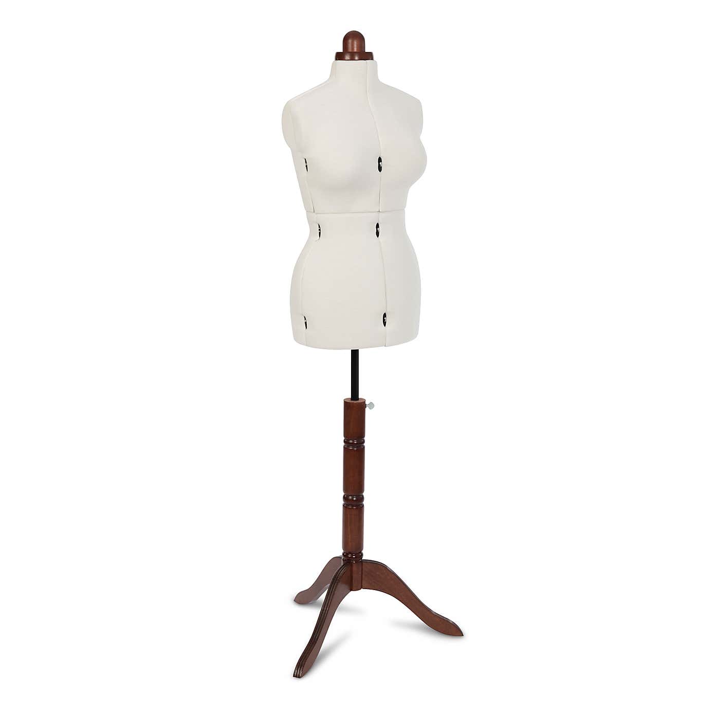 Lady Valet Ecru Adjustale Dress Form