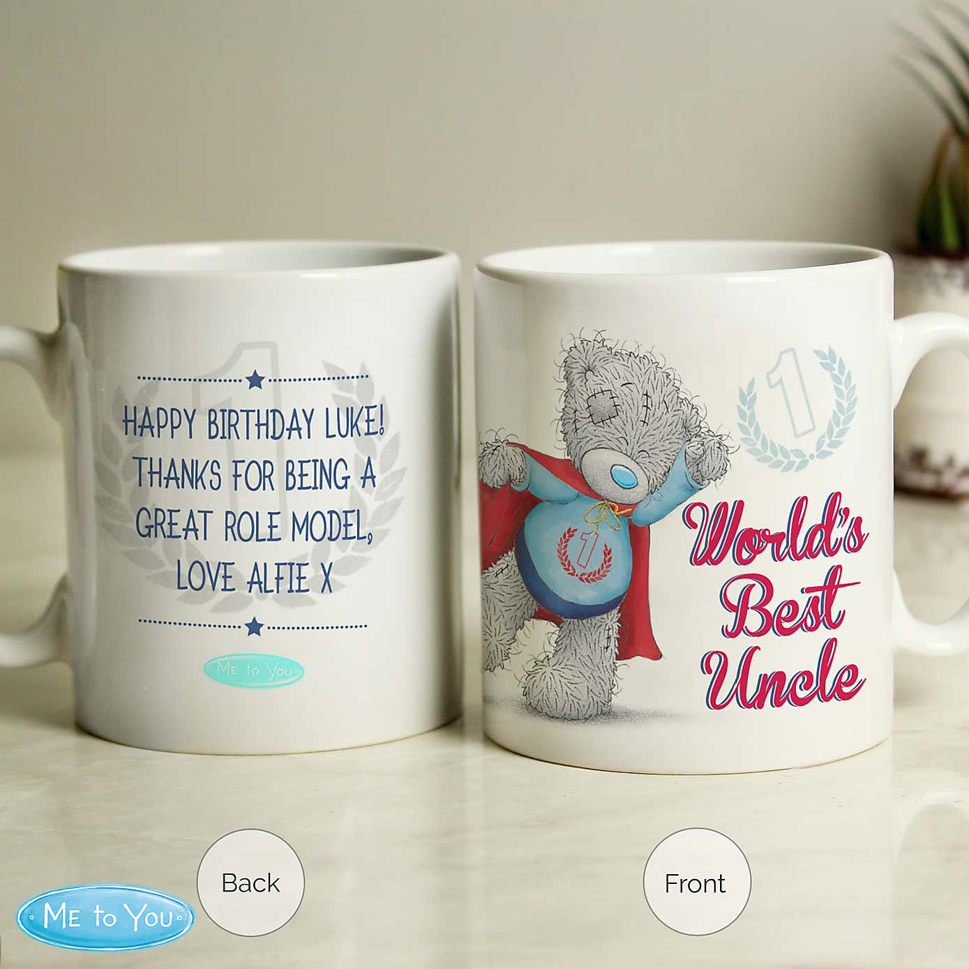 Personalised Me To You Super Hero Mug