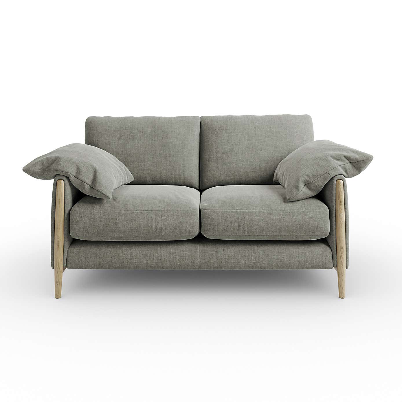 Hector Tonal Plush Chenille 2 Seater Sofa