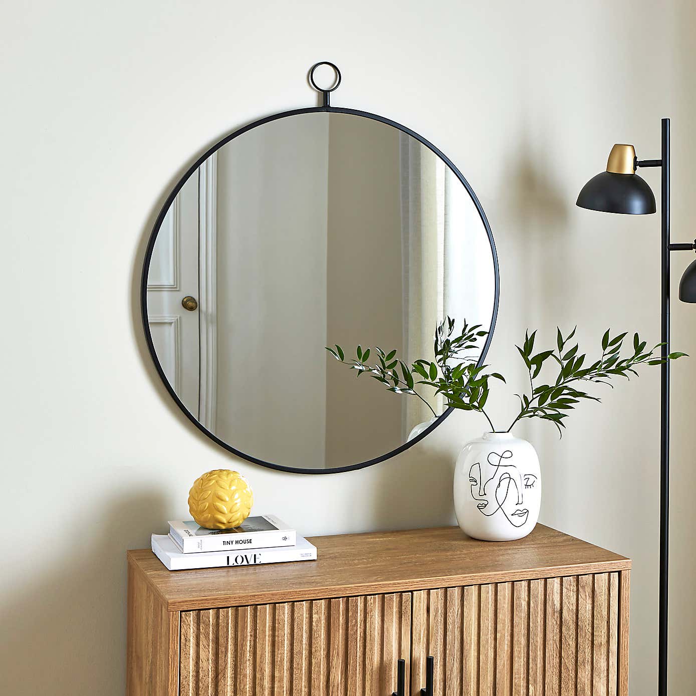 Loop Top Wall Mirror