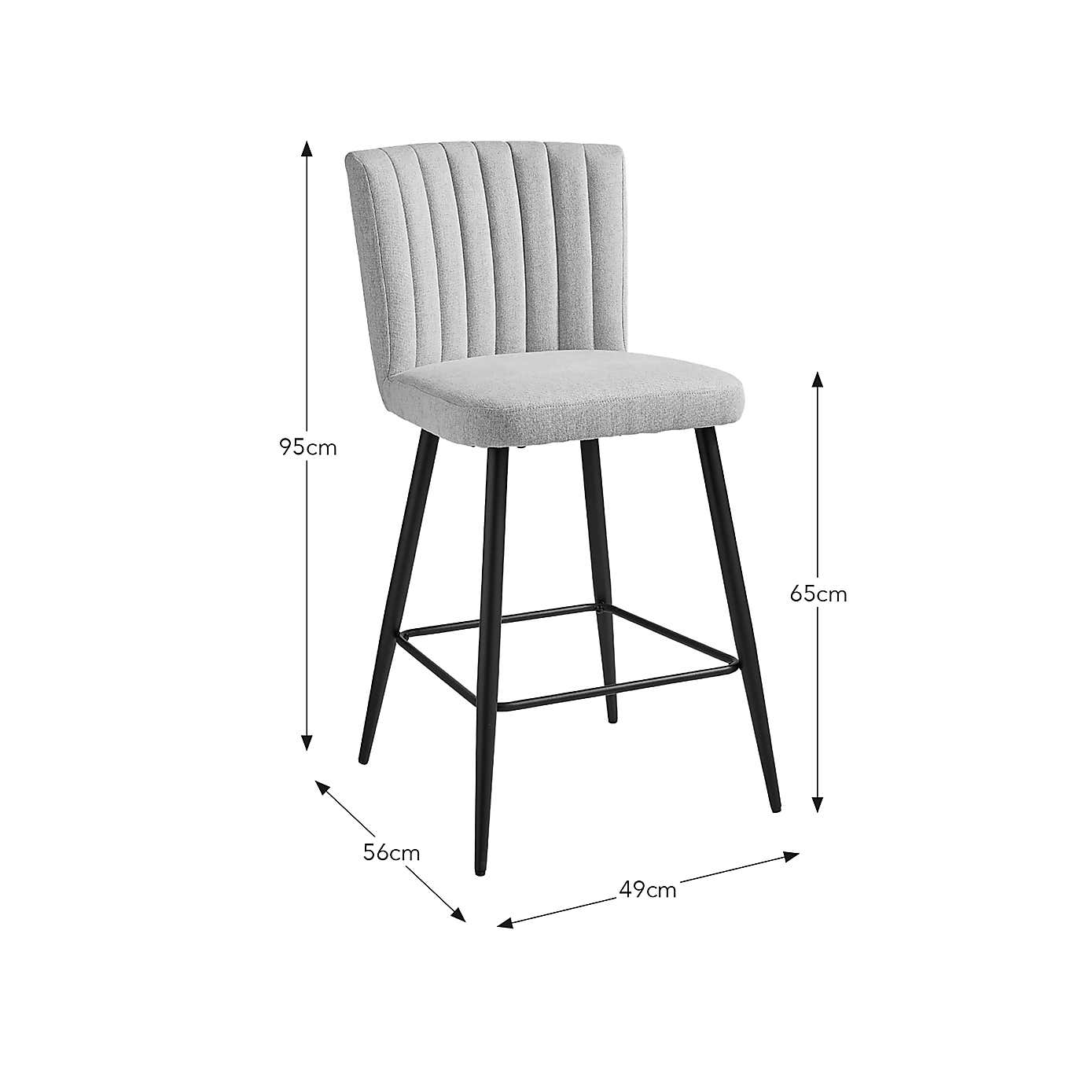 Taylor Counter Height Bar Stool, Natural Fabric