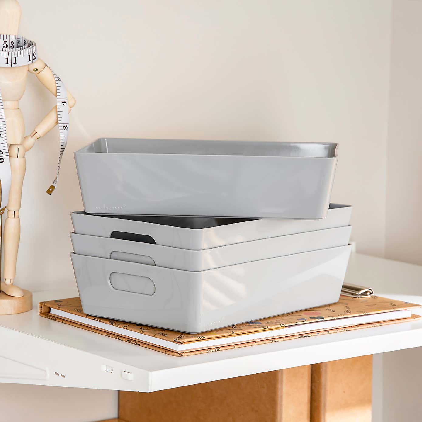 Wham Studio Set of 4 Storage Baskets