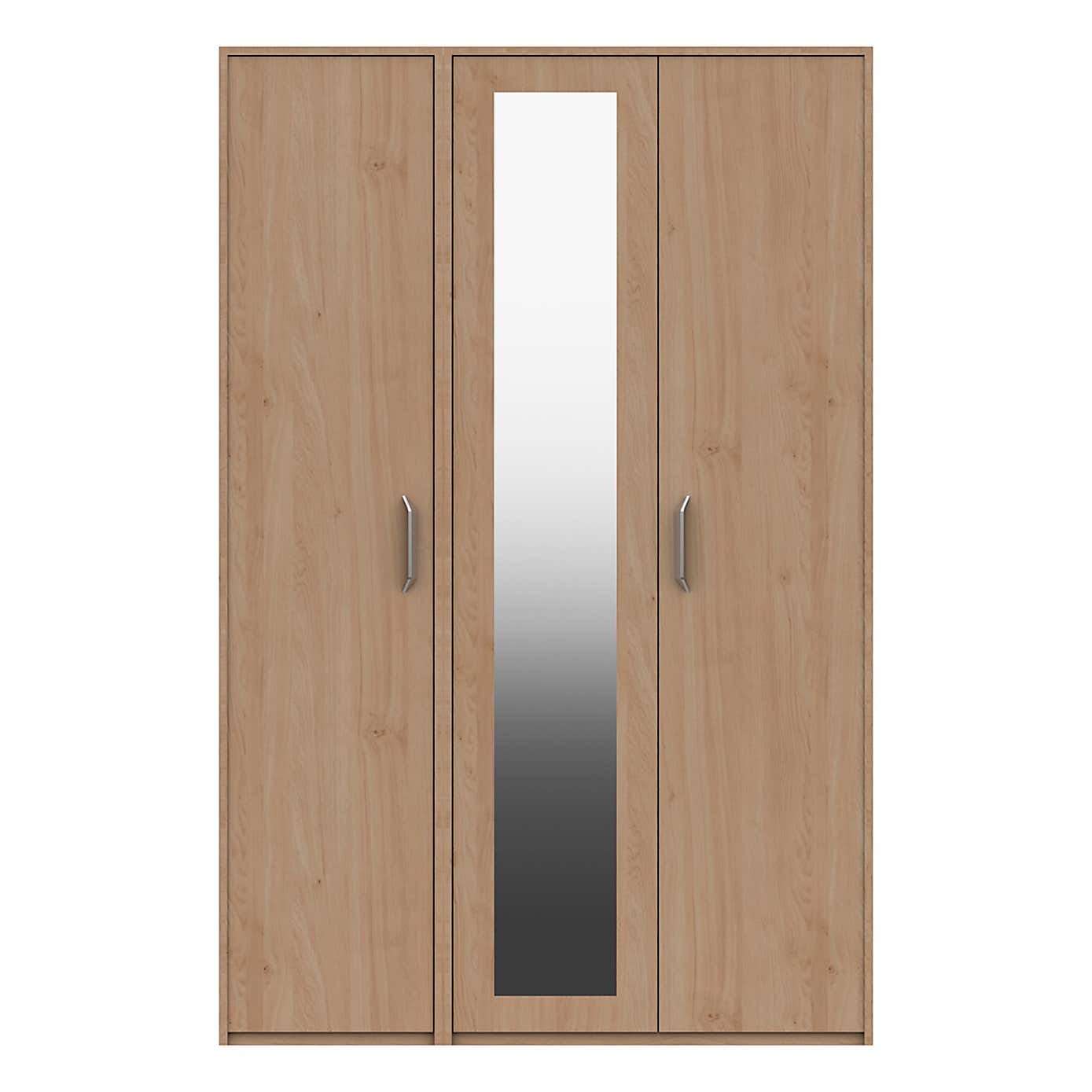 Malone 3 Door Mirrored Wardrobe