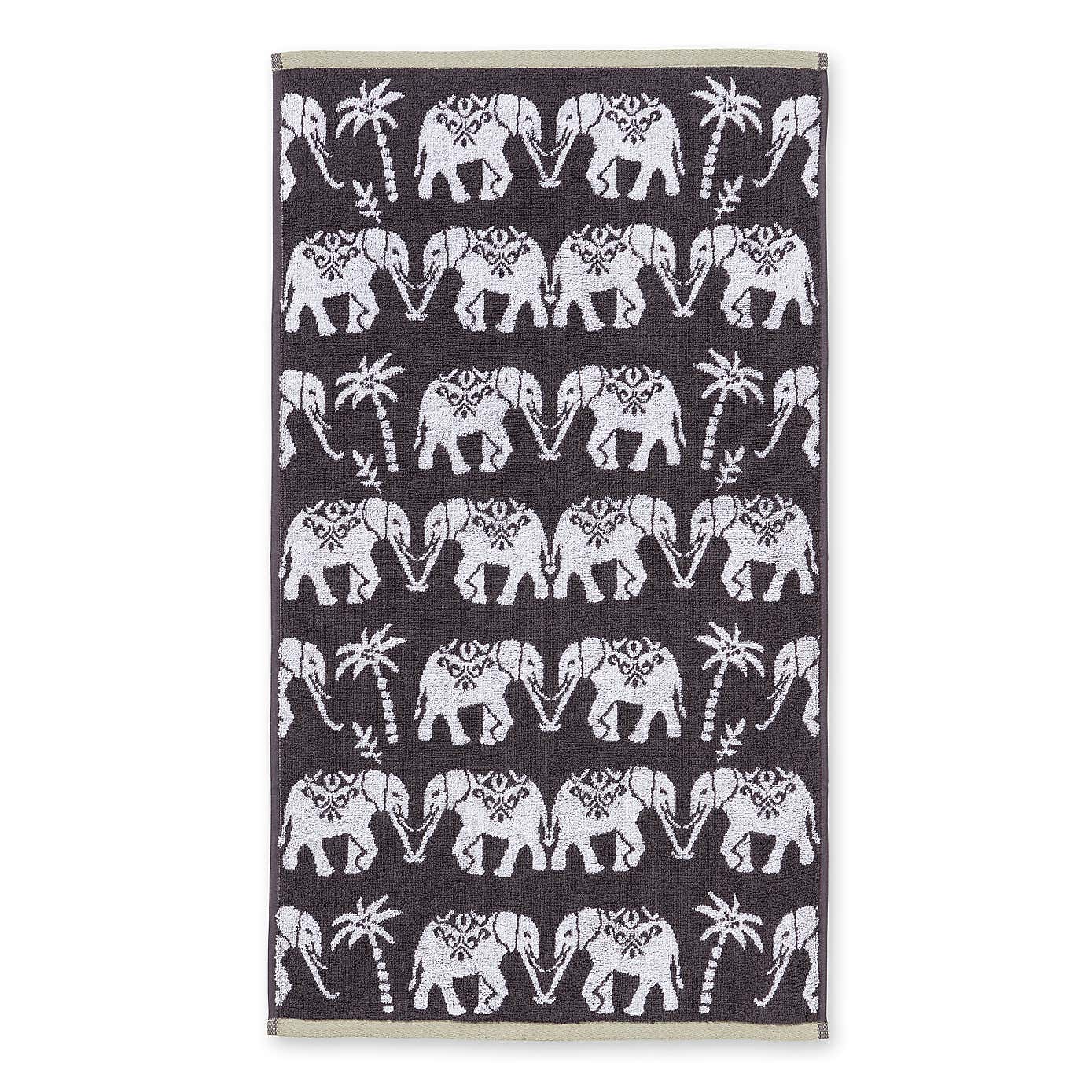 Elephants Cotton Towel