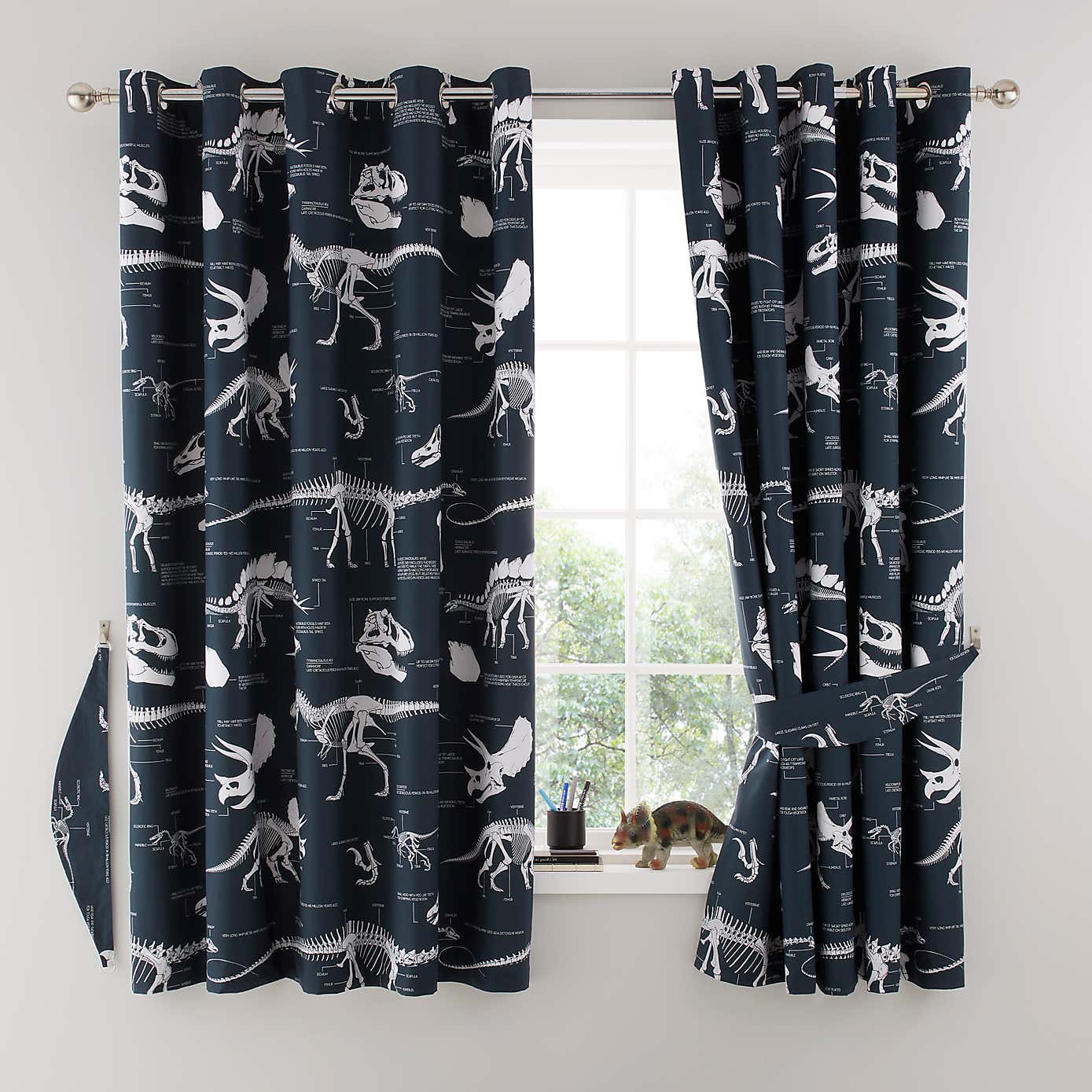 Fossil Forager Blackout Eyelet Curtains