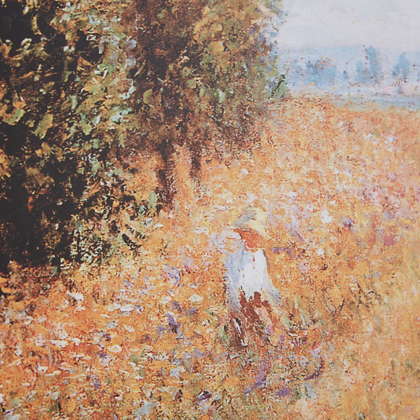 Paysage Pres De Giverny by Claude Monet Framed Print