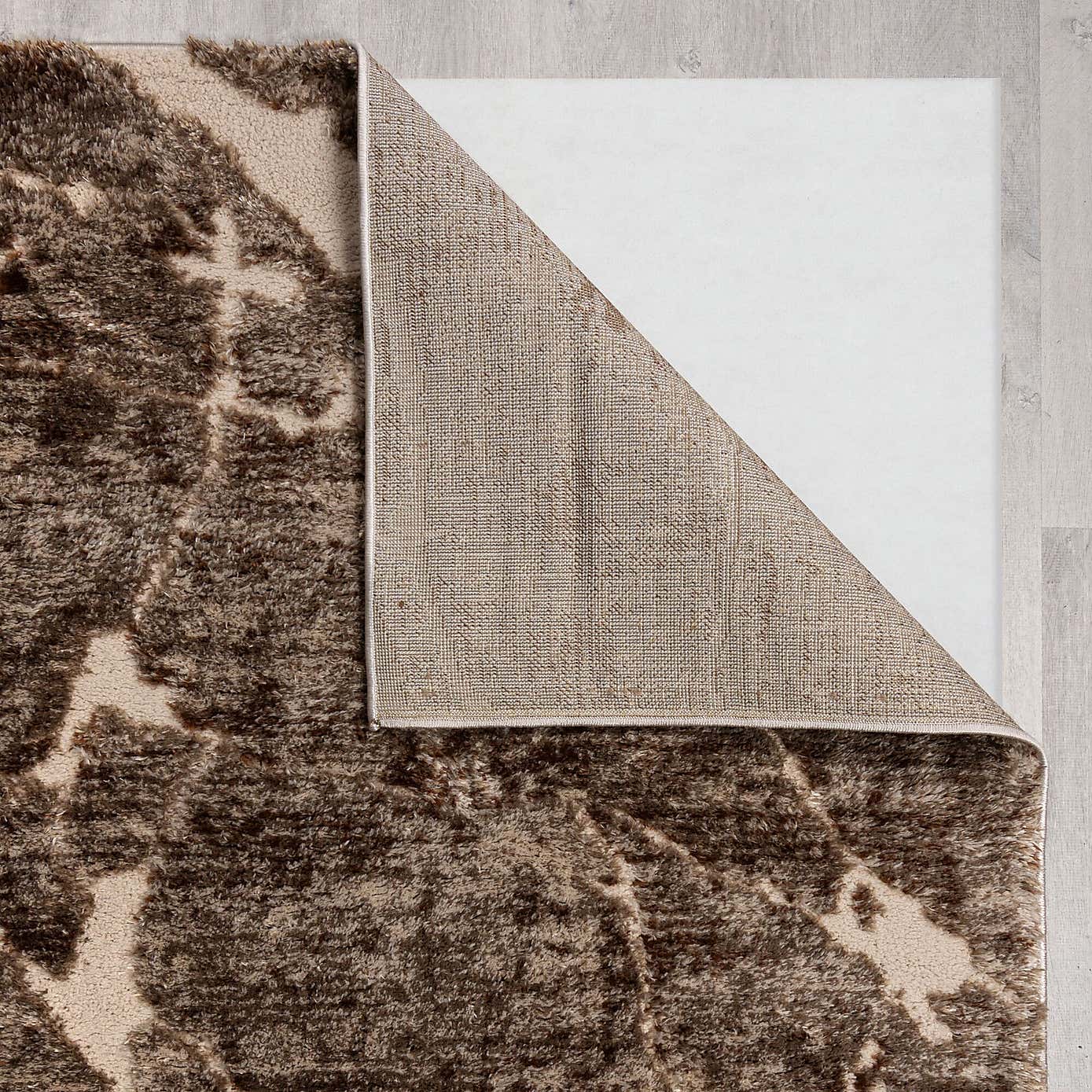 Glacier Luxury Marble Shaggy Rug