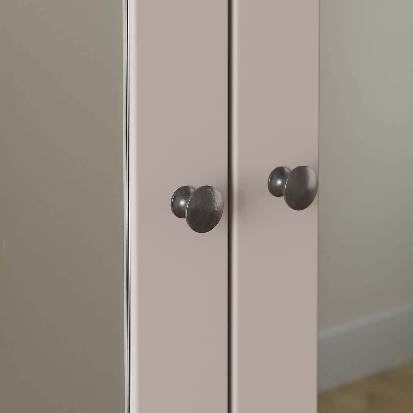 Lynton Mirrored 4 Door Wardrobe