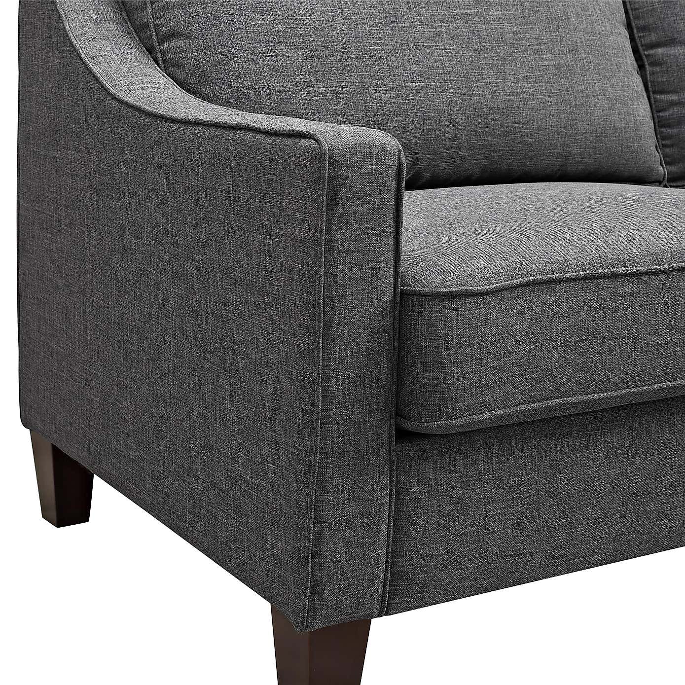 Luke Linen Sofa Grey