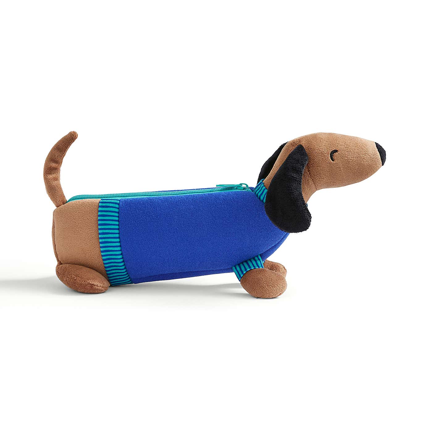 Waters & Noble Pencil Case Sausage Dog with Zip Charm