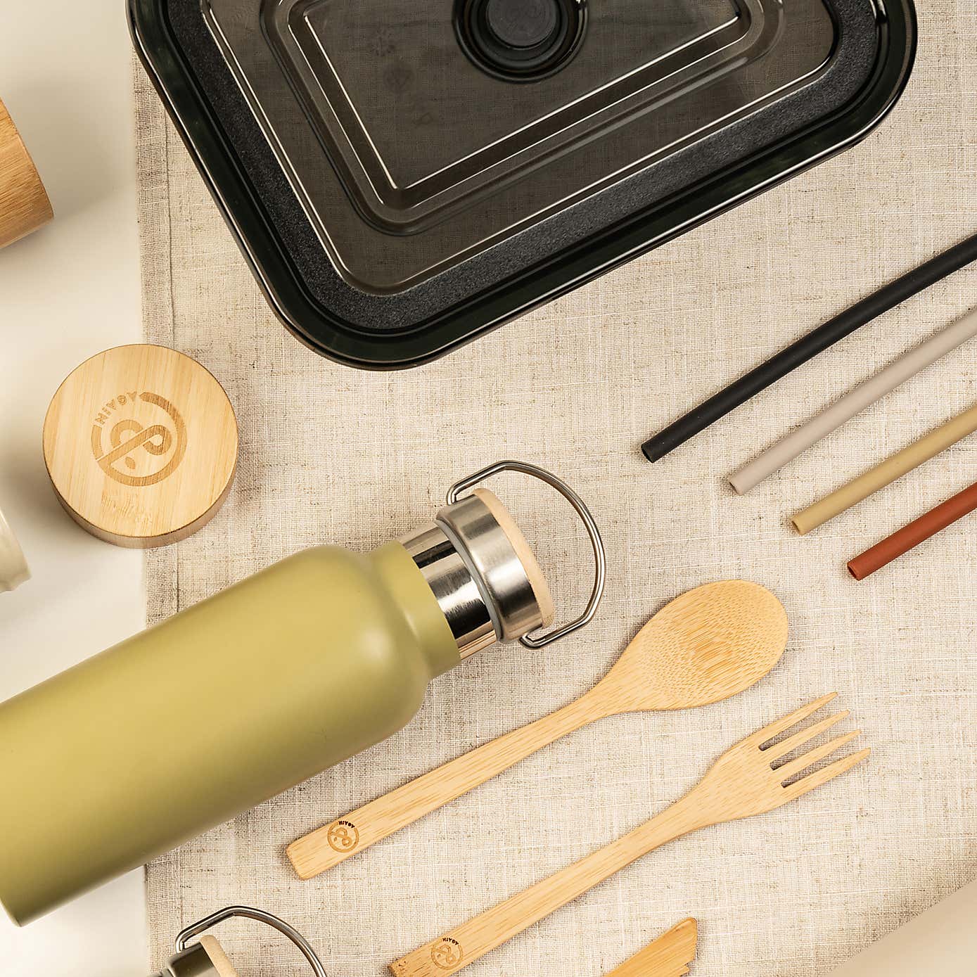 &Again Glass Rectangular Midnight Storage Container 2500ml