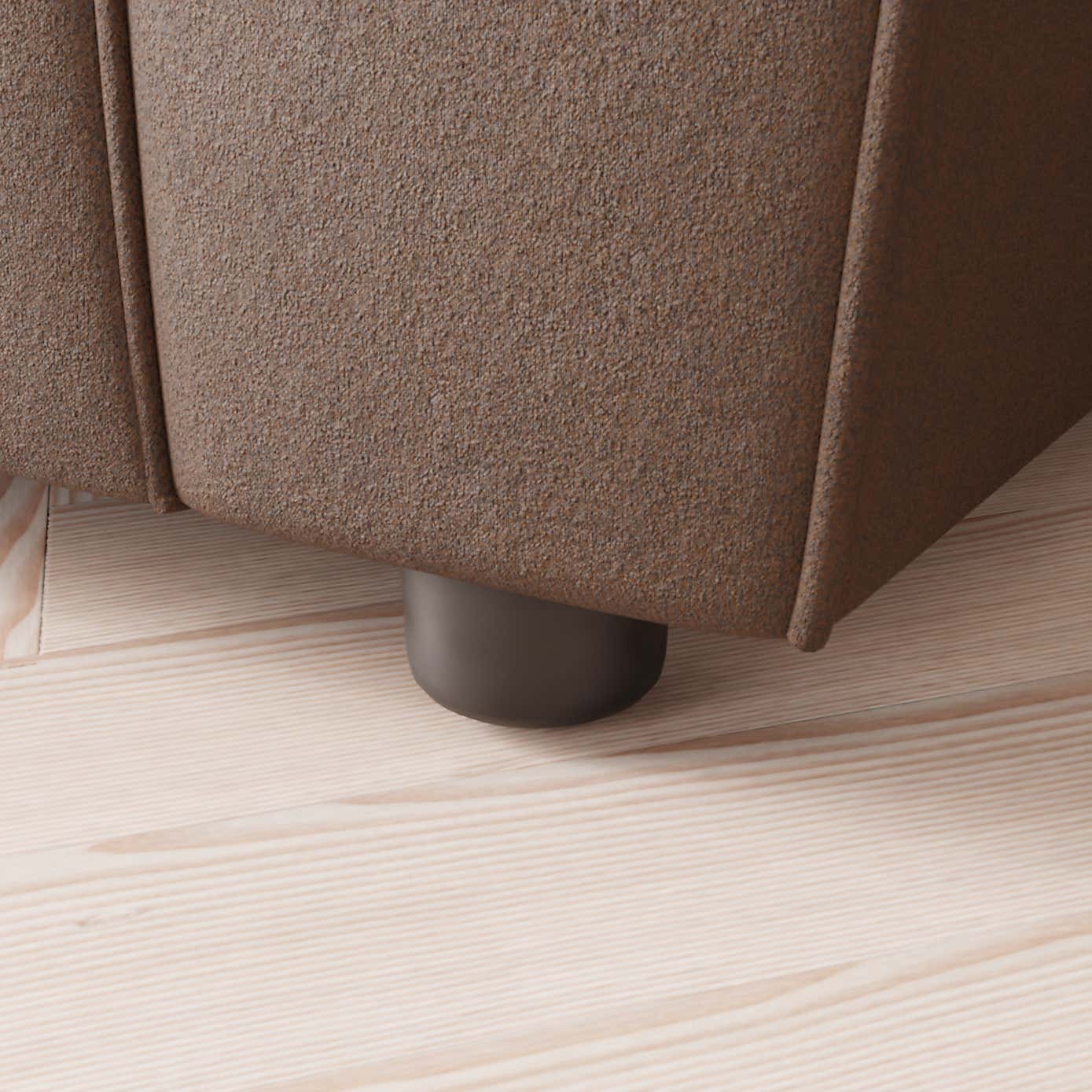 Blake Soft Faux Leather Combo Corner Sofa