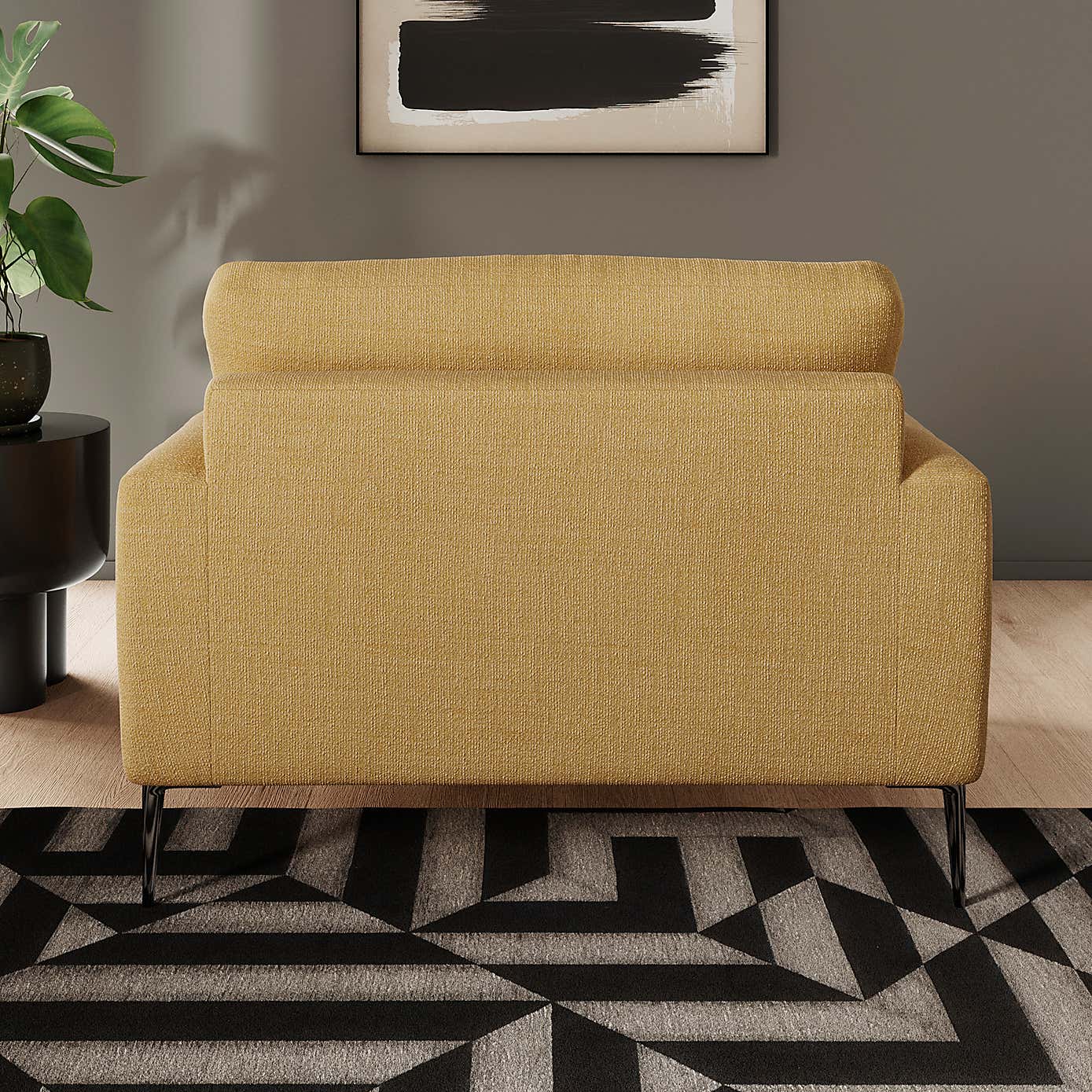 Lawson Chunky Tonal Weave Snuggle Chair