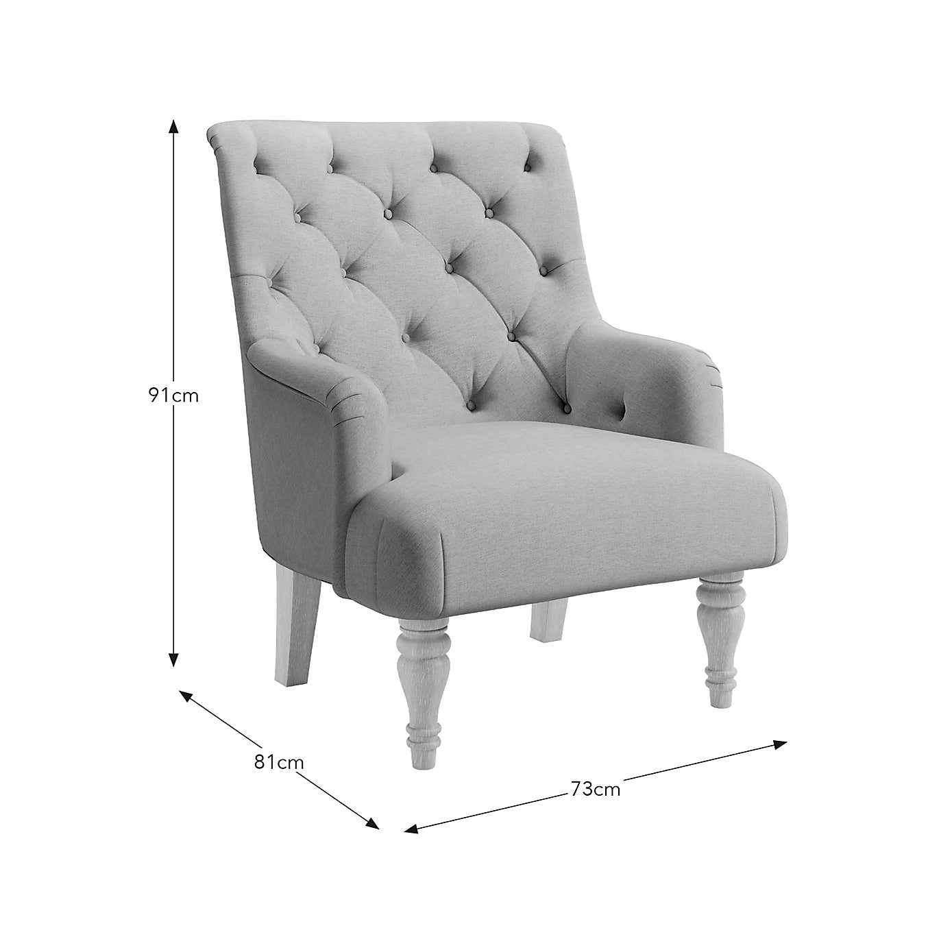 Arianna Button Back Accent Chair