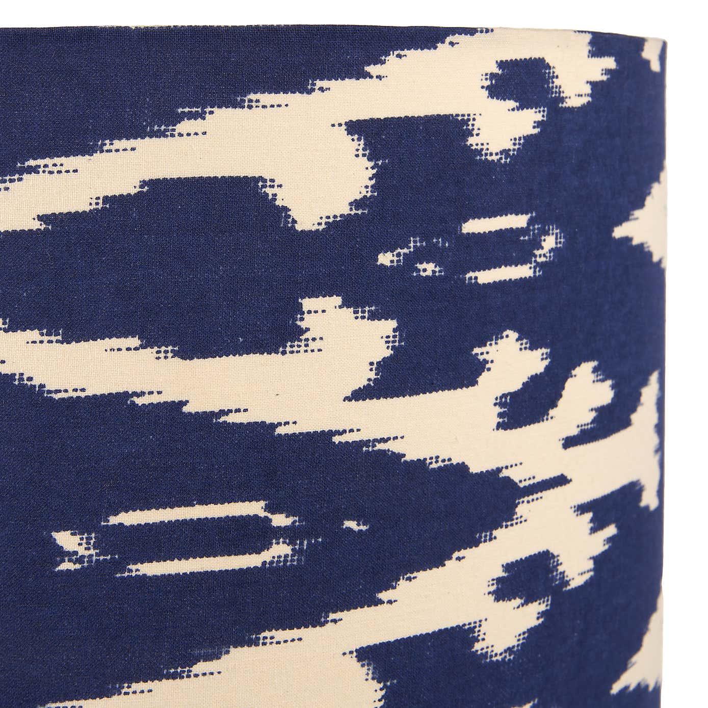 Lars Ikat Patterned Cylinder Lamp Shade