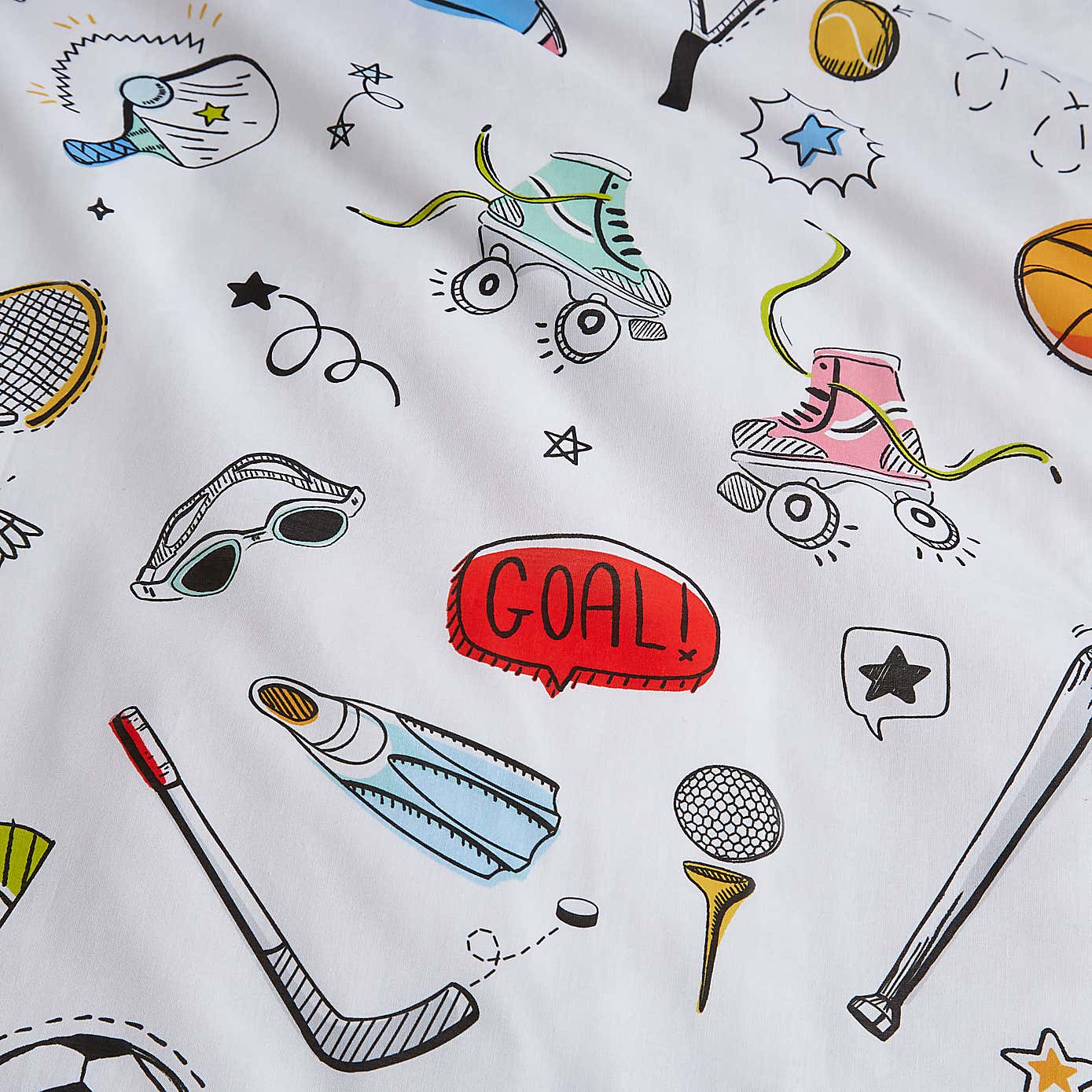 Sports Day Duvet Cover Set, Single