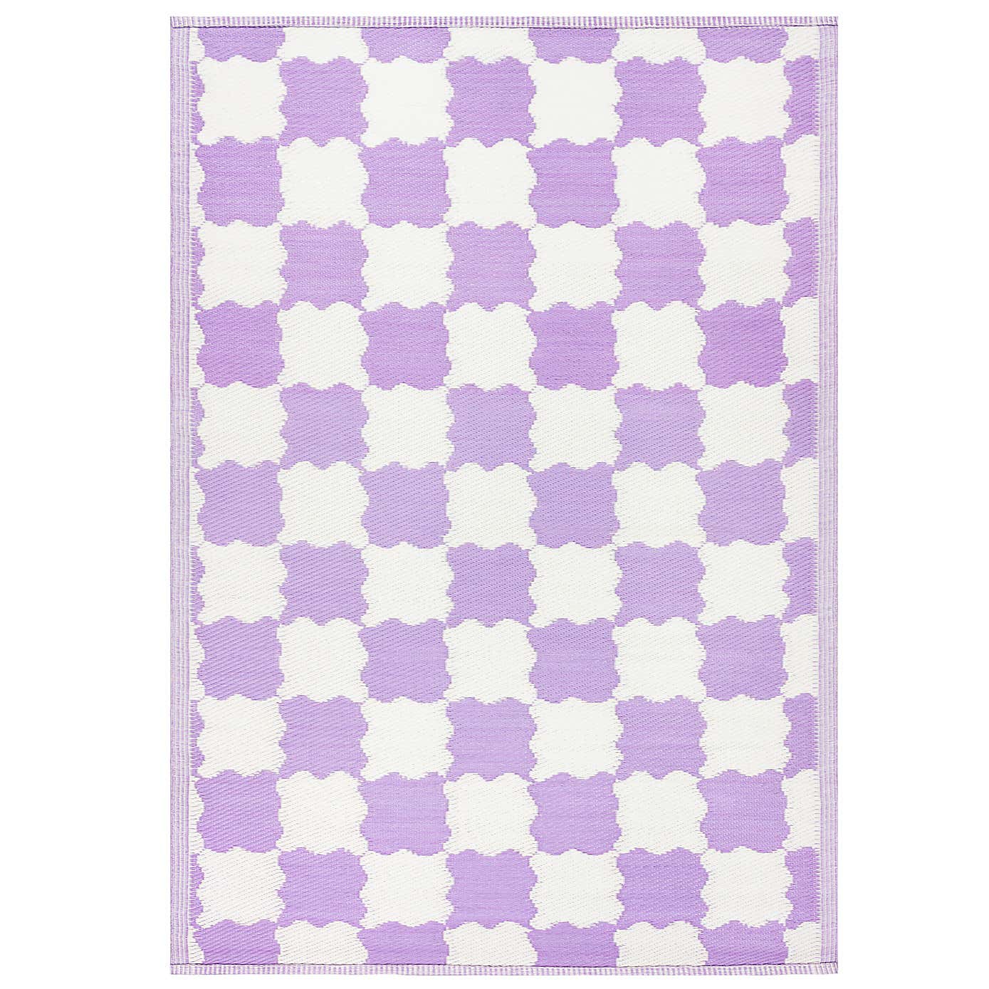 Furn Checkerboard Indoor Outdoor Rug