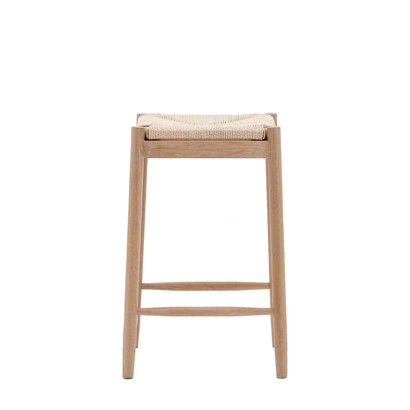 Elda Rope Dining Stool, Natural