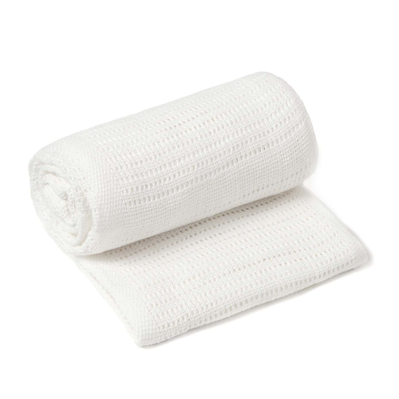 Clair de Lune Pram Size Cellular Cotton Blanket