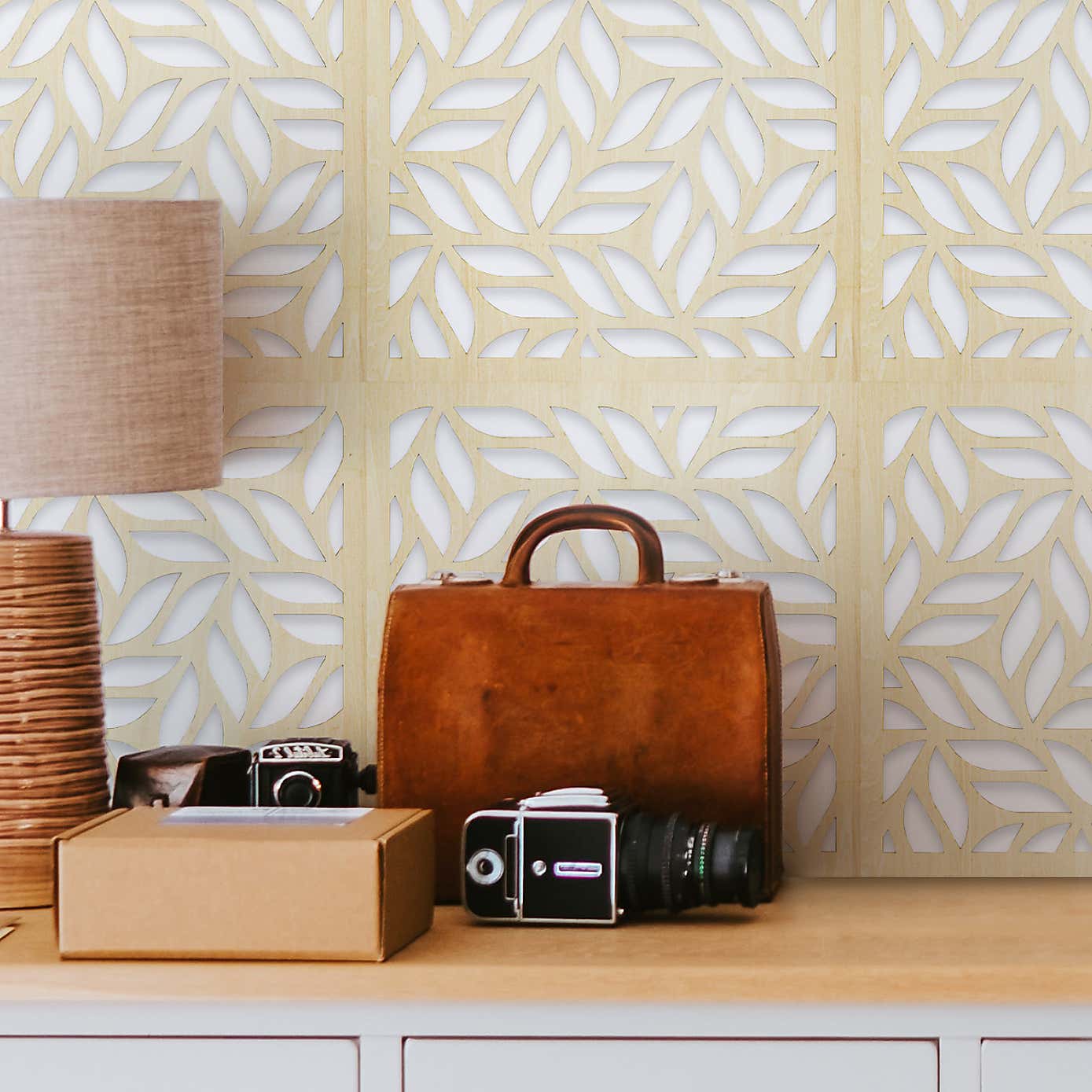 Decorative Leaf Wooden Tiles