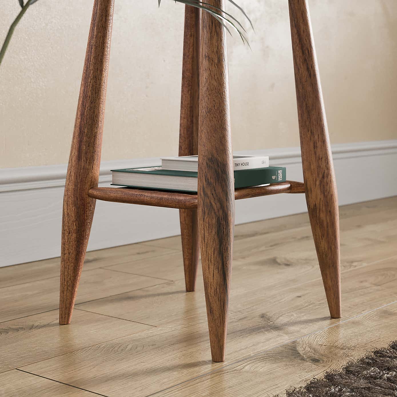 Haider Side Table, Acacia Wood