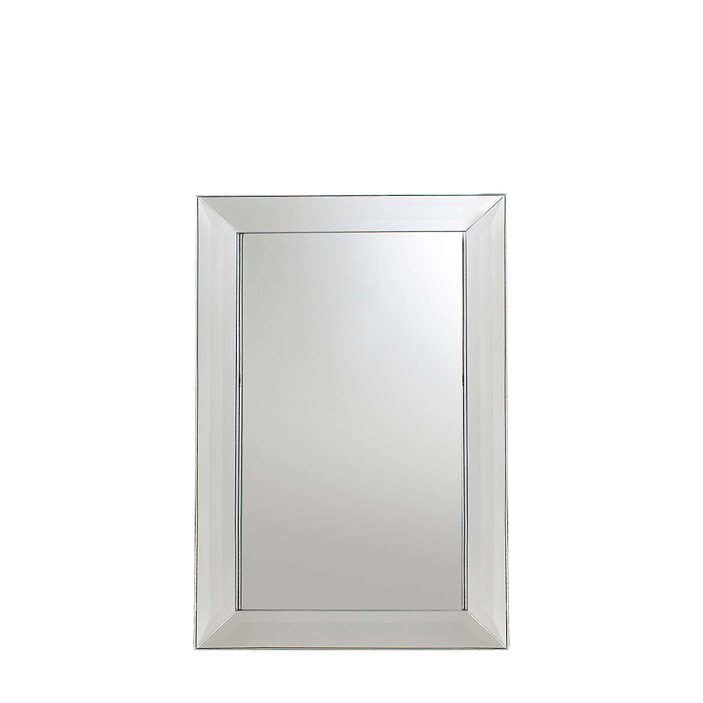 Erie Rectangle Overmantel Wall Mirror