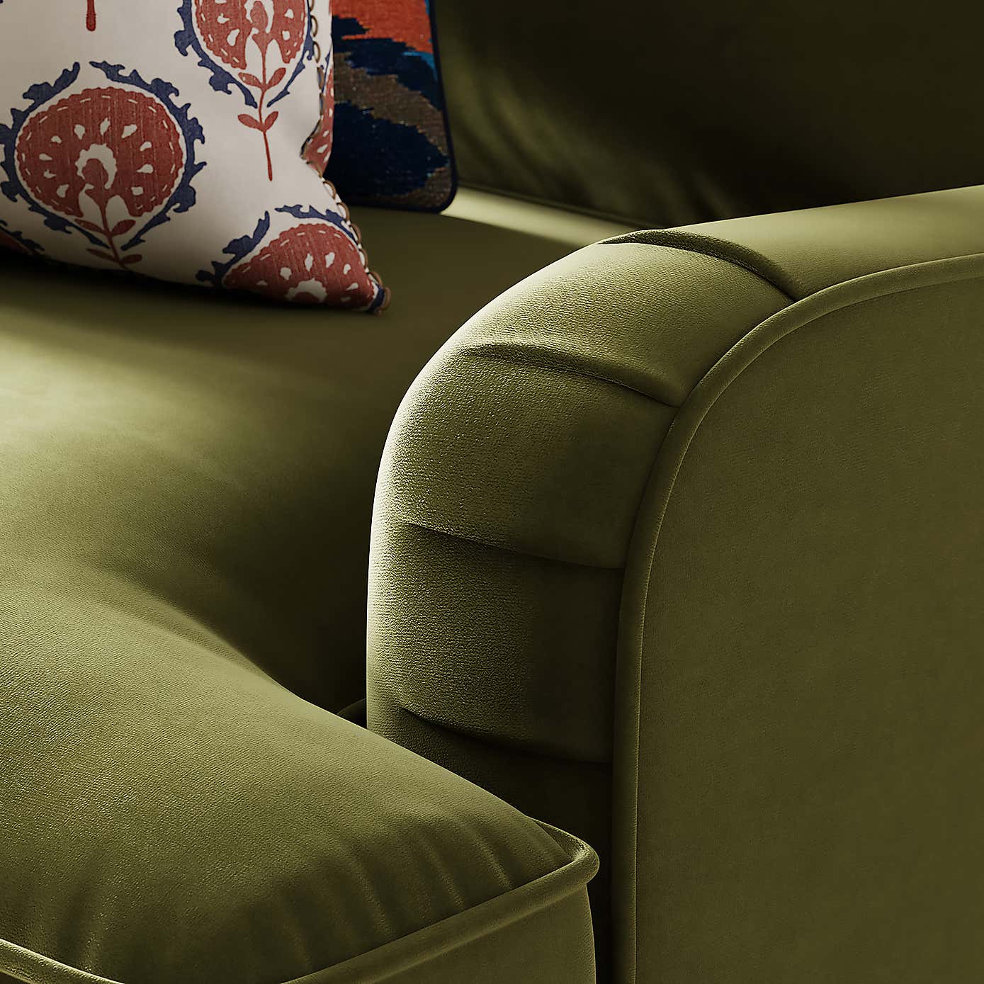 Beatrice Matte Velvet Snuggle Single Sofa Bed