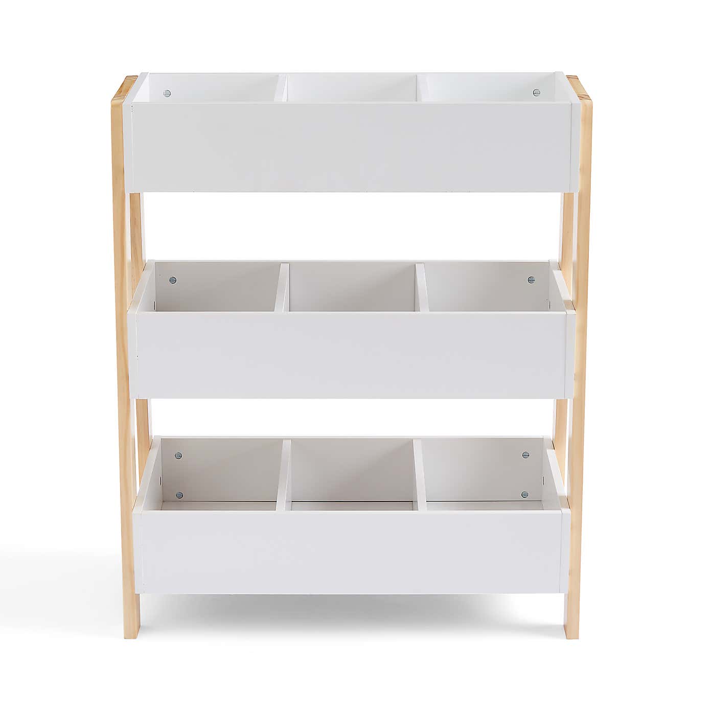 Kids Wooden Toy Storage Organiser