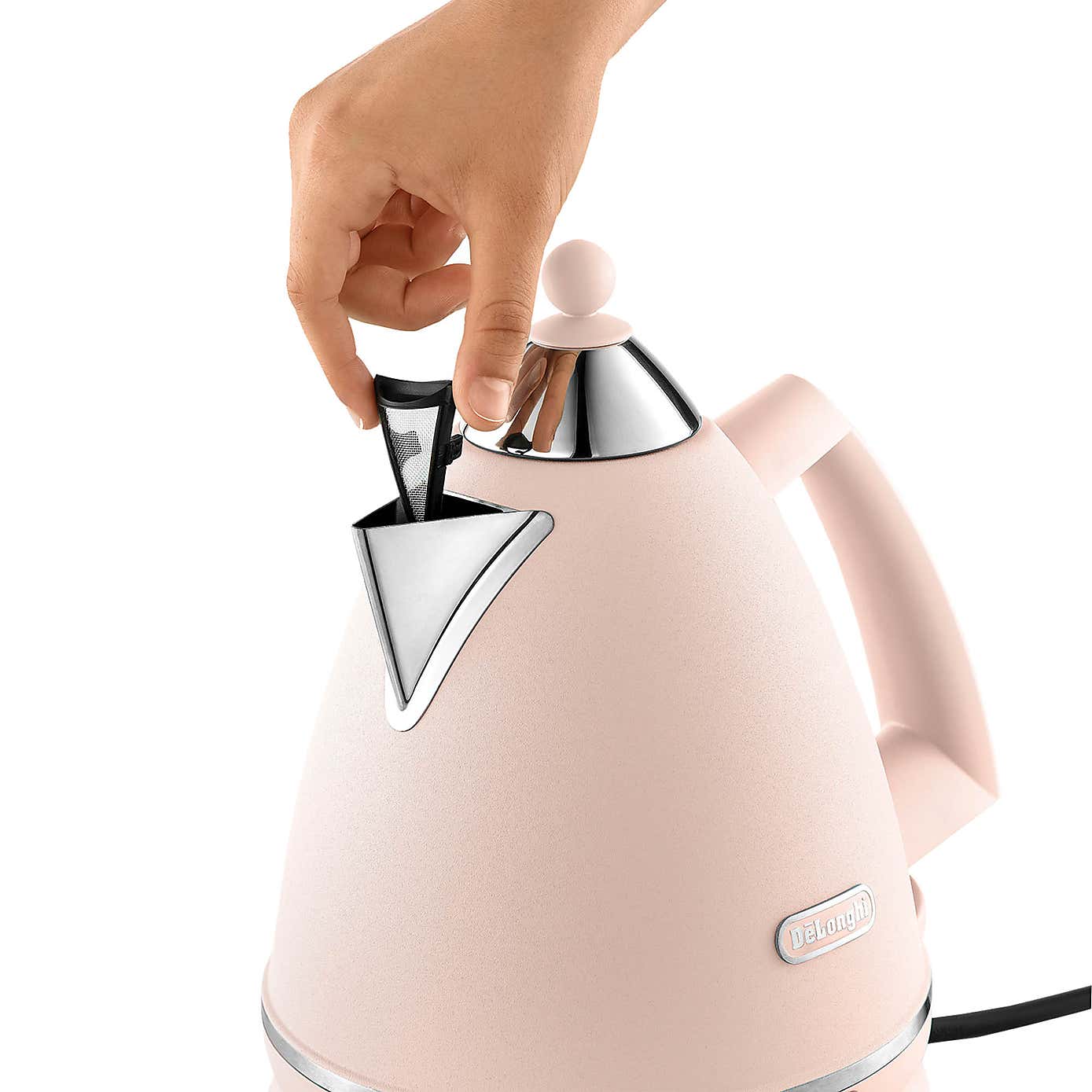 Delonghi 1700ml Argento Kettle