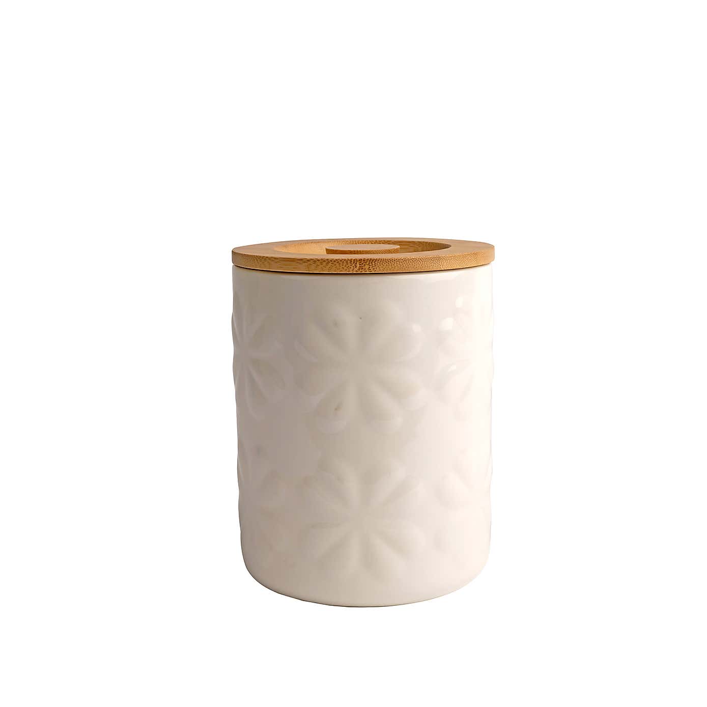 Navigate Carnaby Embossed Ceramic Jar with Lid