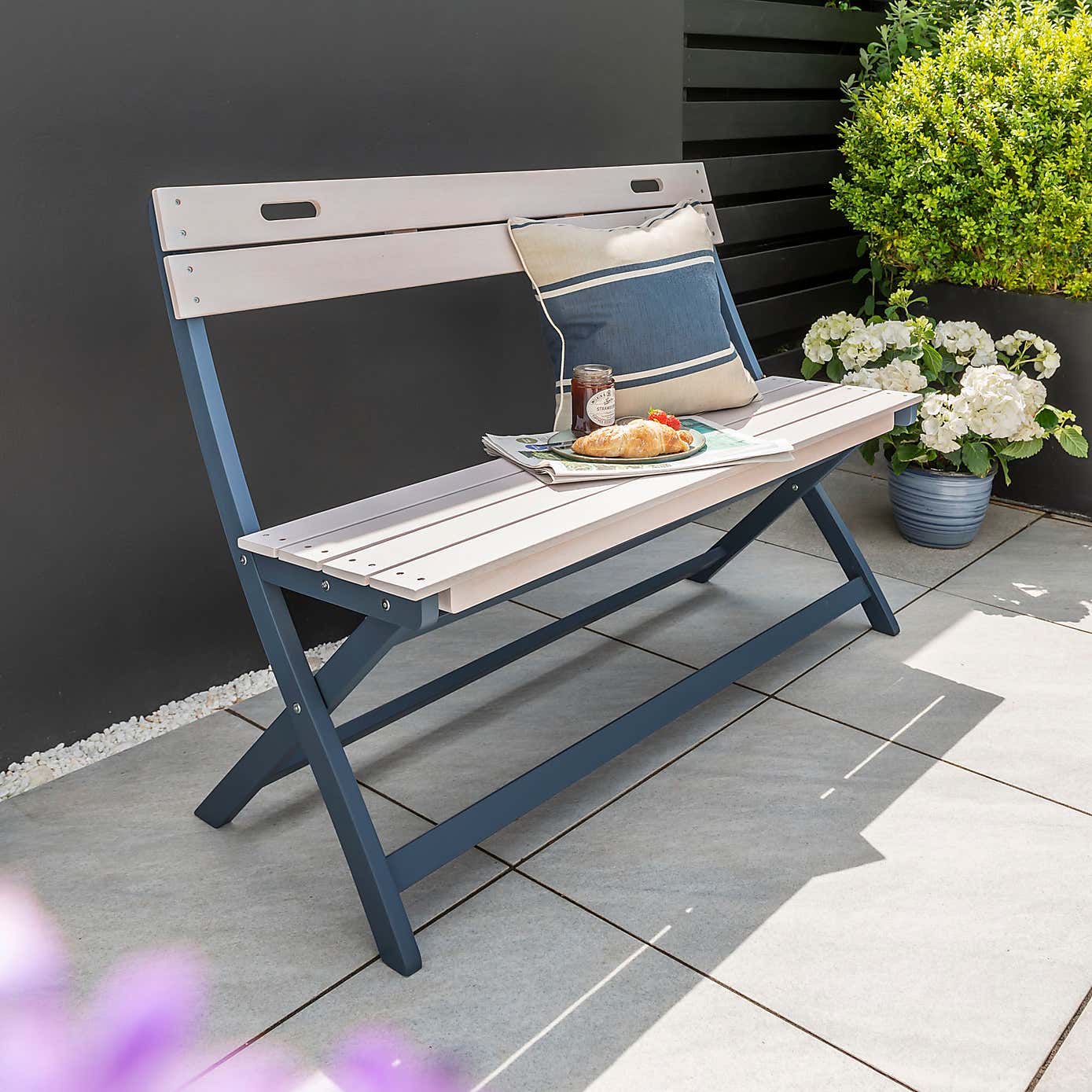 Galaxy 2 Seater Folding Bench