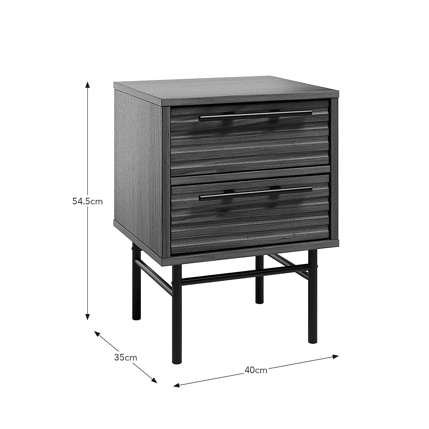 Bryant 2 Drawer Bedside