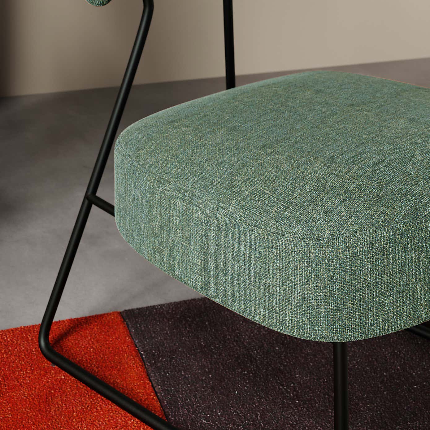 Percy Textured Weave Accent Chair