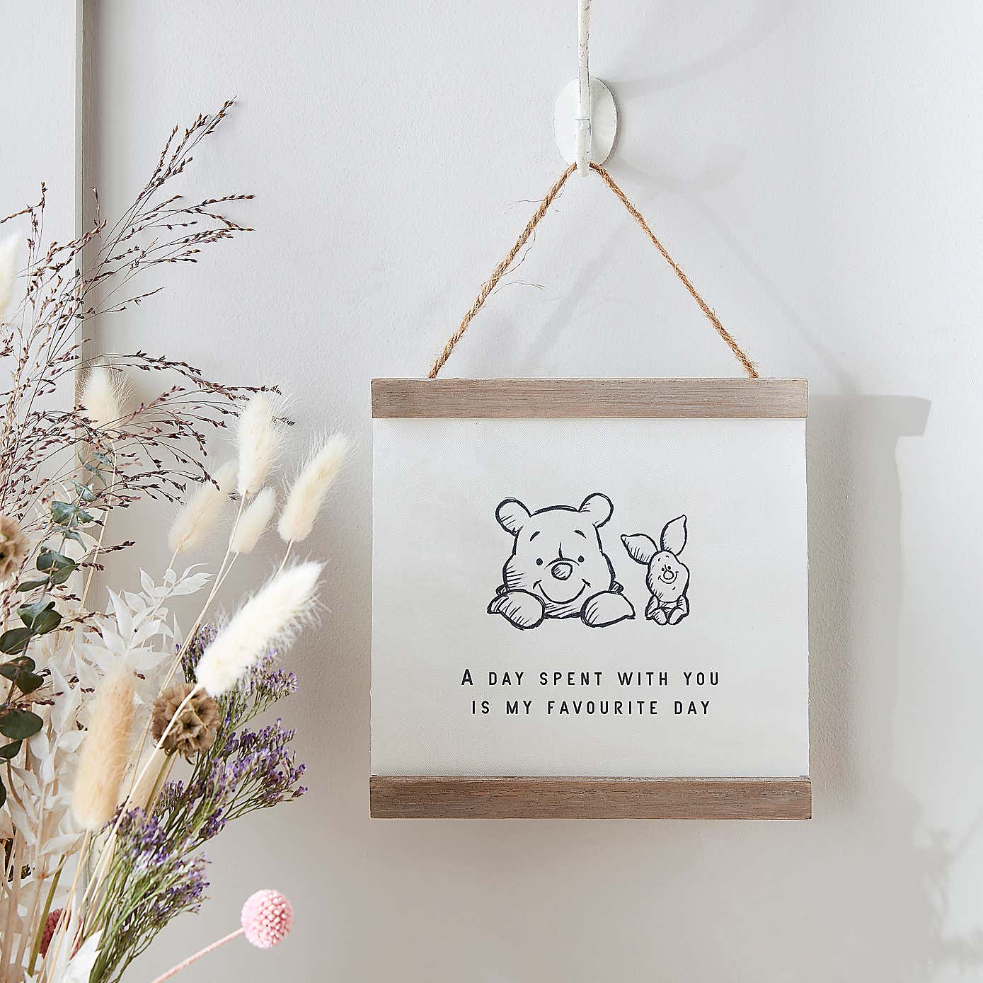 Winnie and Piglet Hanging Plaque