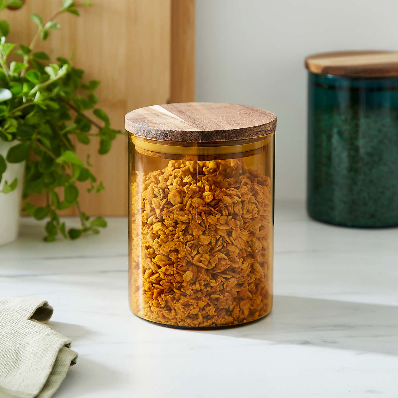 Borosilicate Glass 650ml Storage Jar