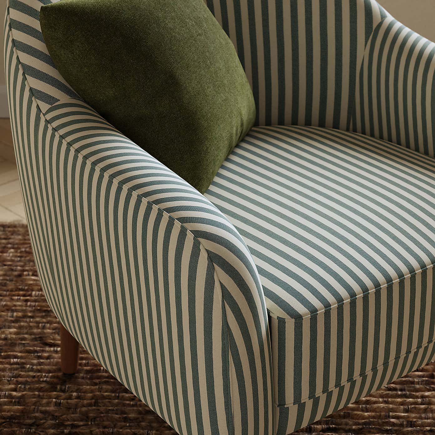 Kaspar Woven Linford Stripe Tub Chair