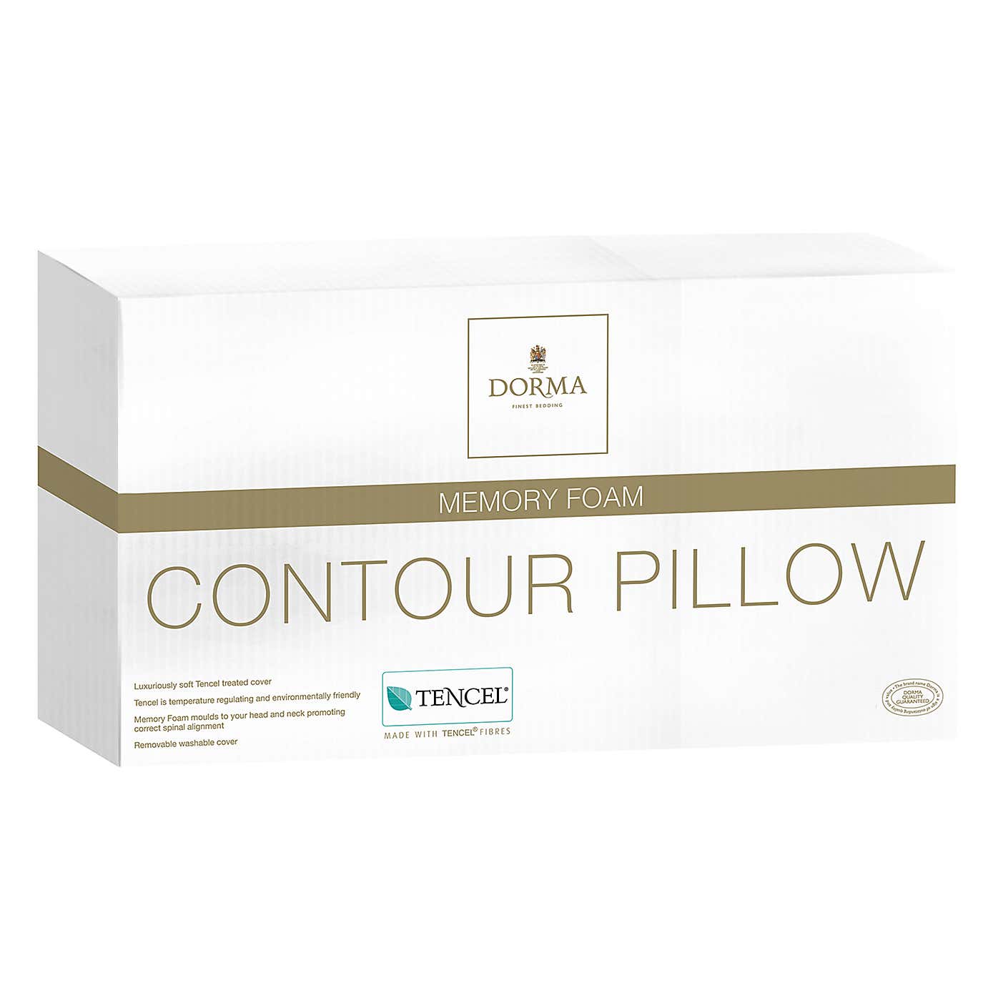 Dorma Tencel Blend Memory Foam Contour Pillow
