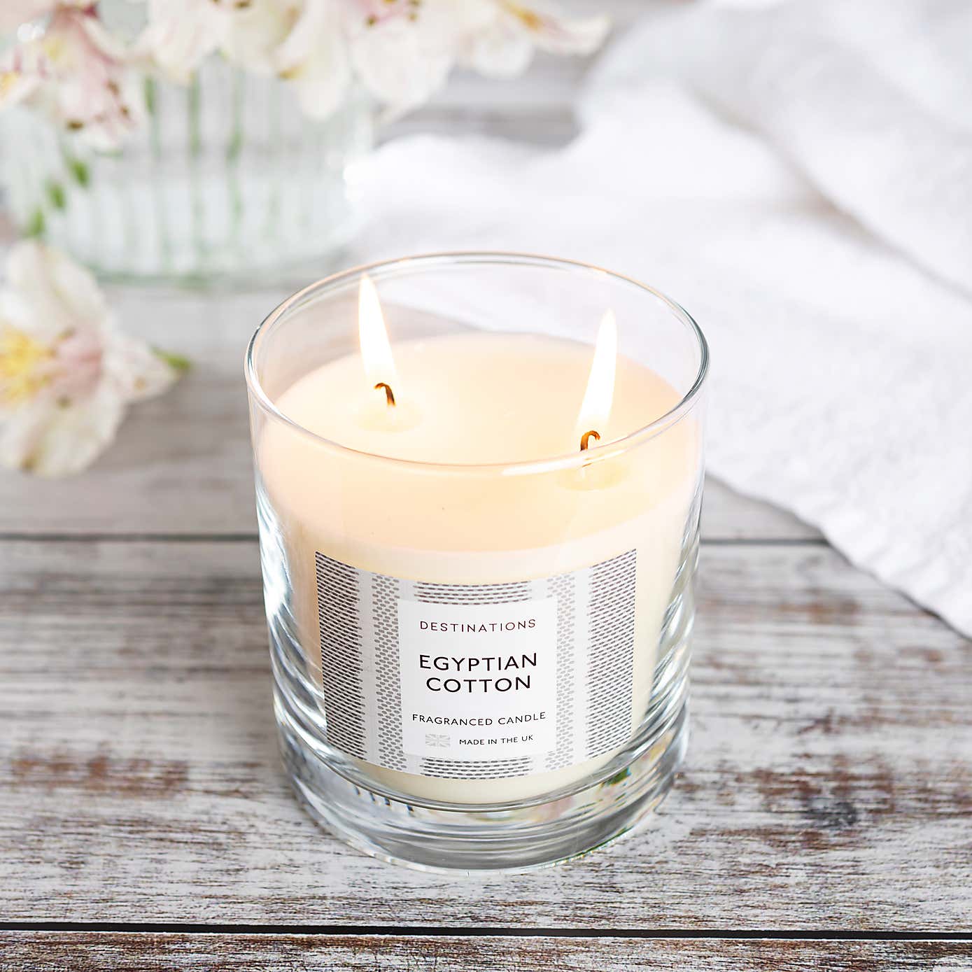 Egyptian Cotton Multi Wick Jar Candle