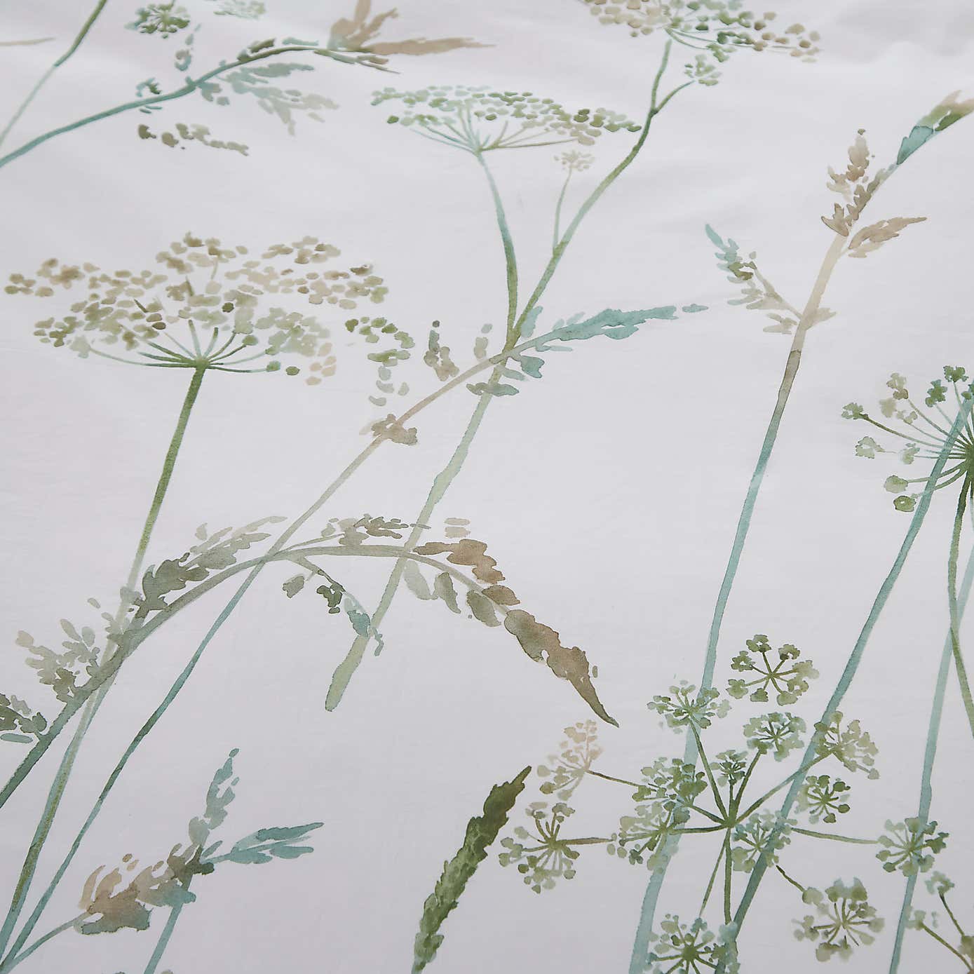 Dorma Purity Meadow 100% Cotton Duvet Cover and Pillowcase Set