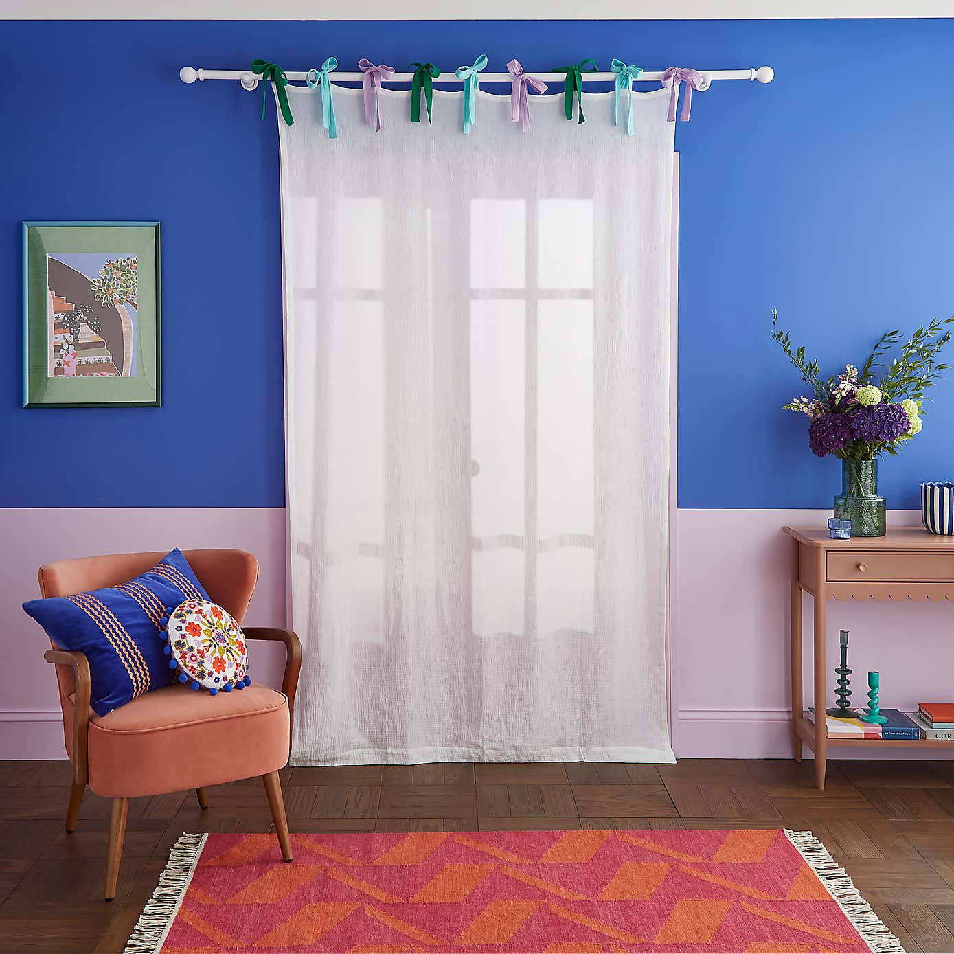 Sophie Robinson Tie Top Single Voile Panel