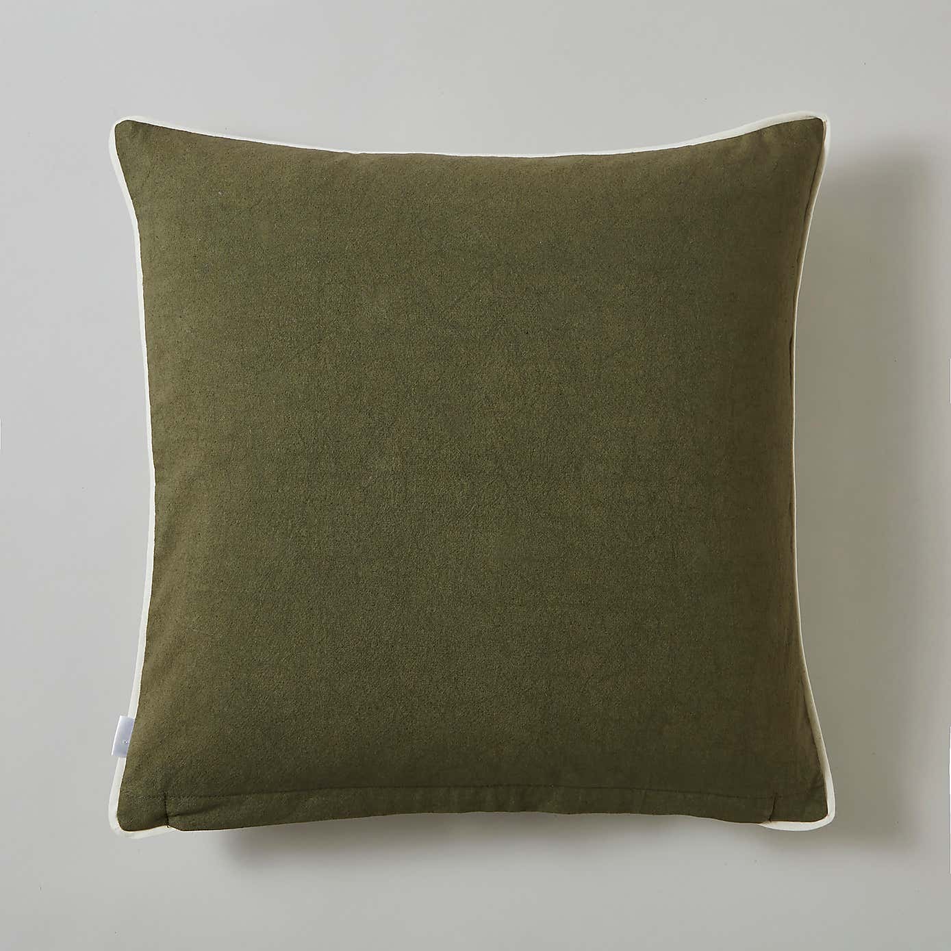 Cross Stitch Cotton Velvet Square Cushion