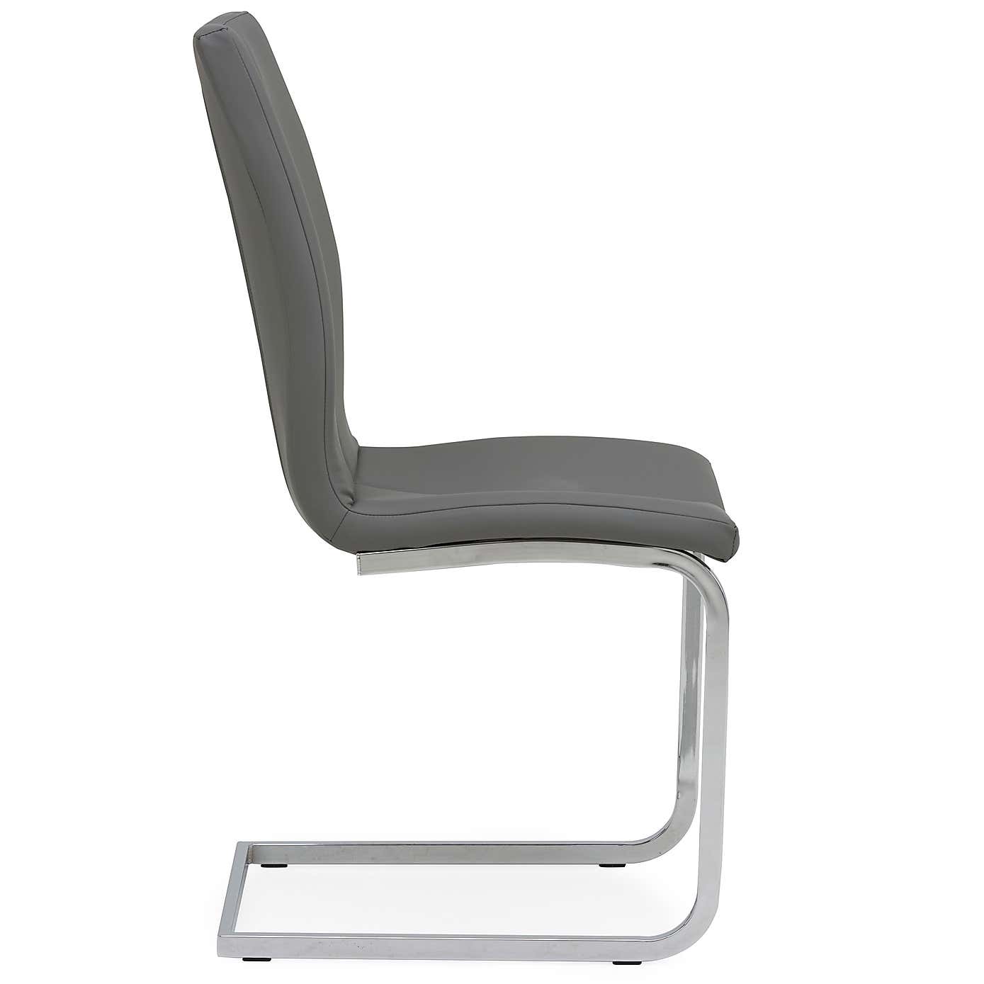 Set of 2 Jamison Dining Chairs, Faux Leather