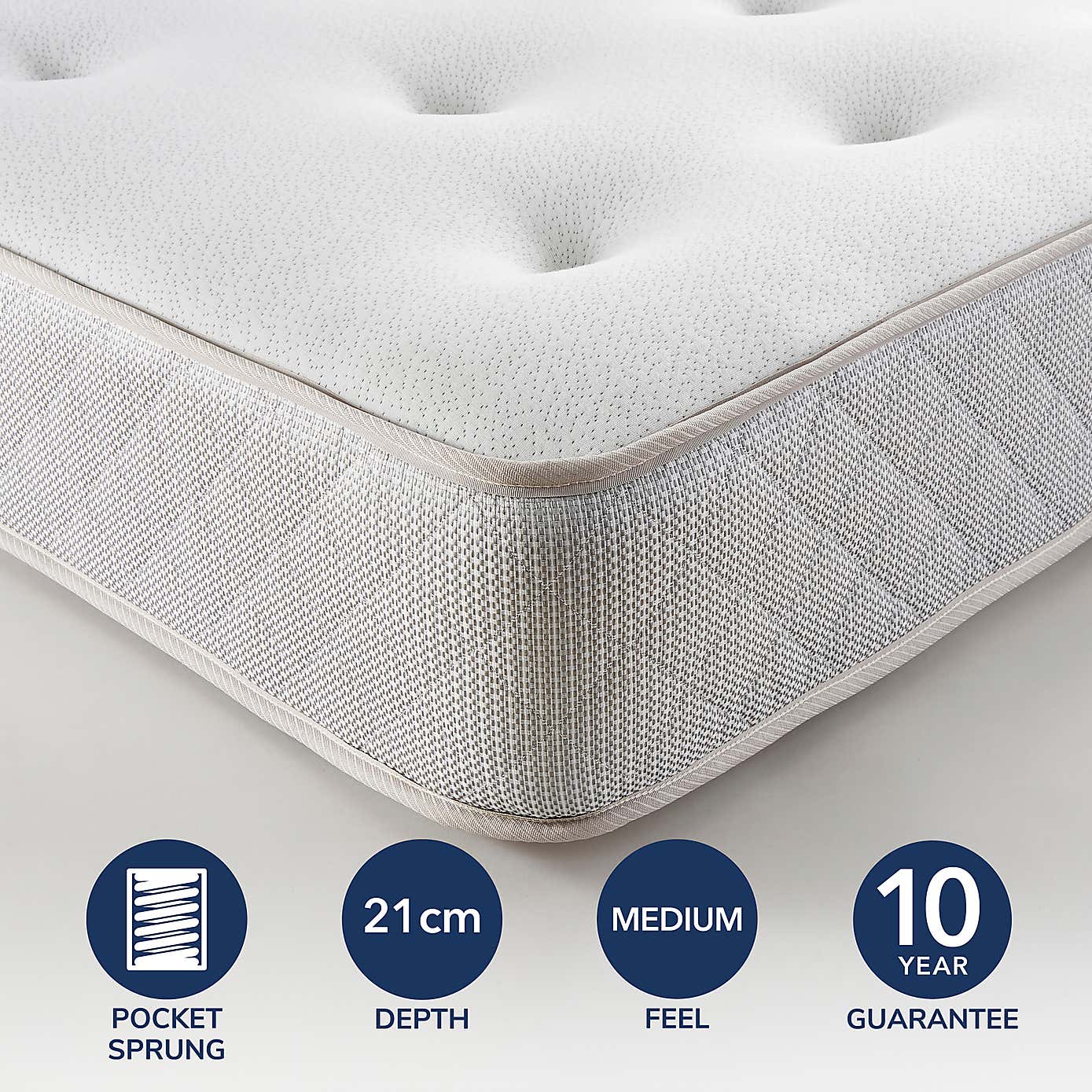 Fogarty 8mm Memory Foam 1000 Pocket Sprung Mattress