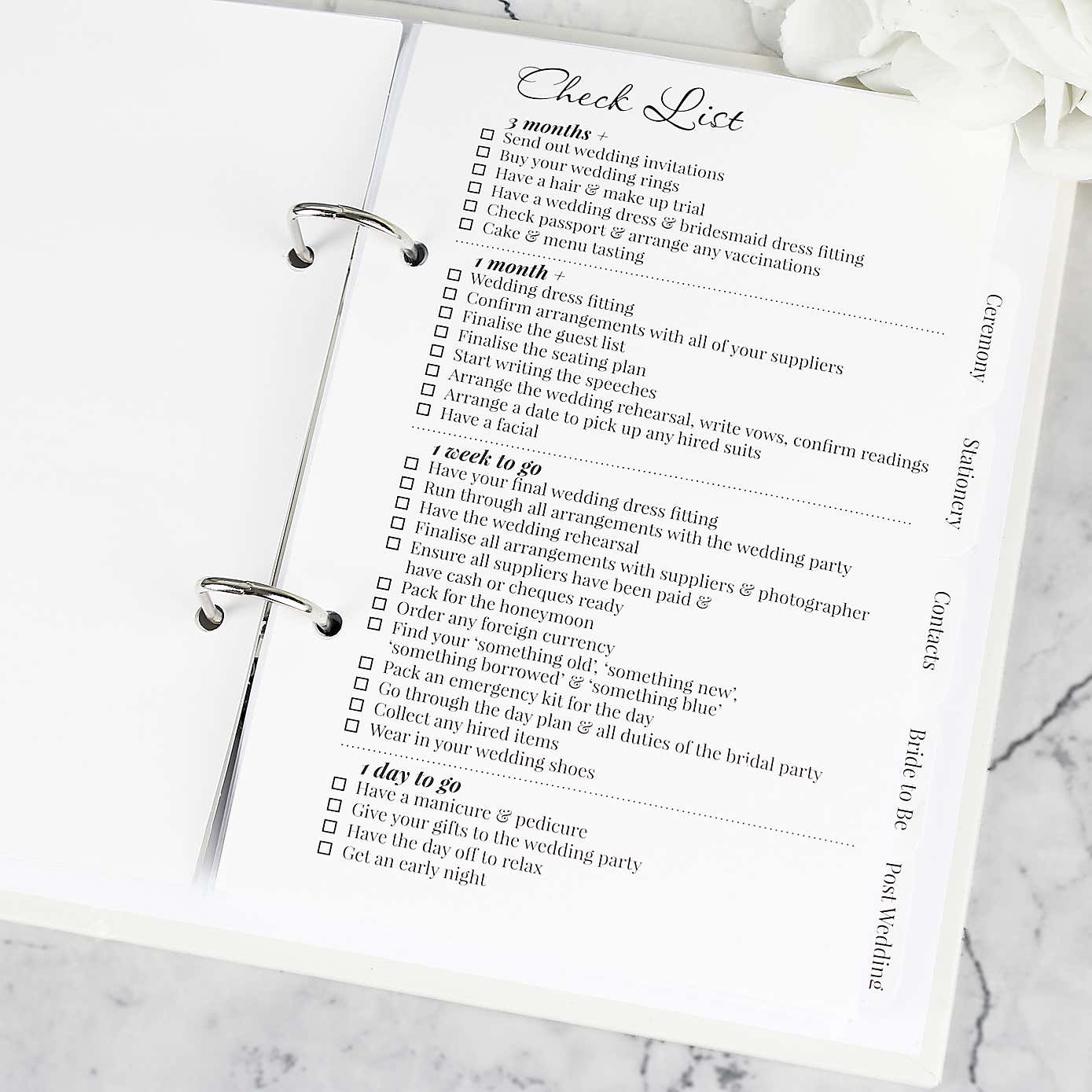 Personalised Happily Ever After Wedding Planner