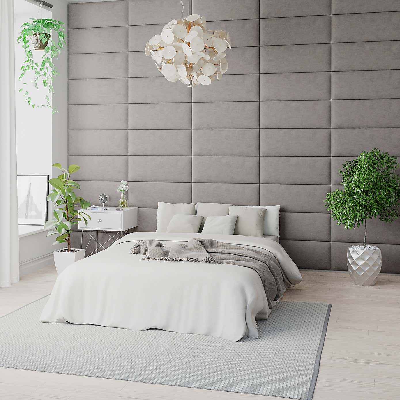 Aspire EasyMount Plush Velvet Upholstered Wall Panels