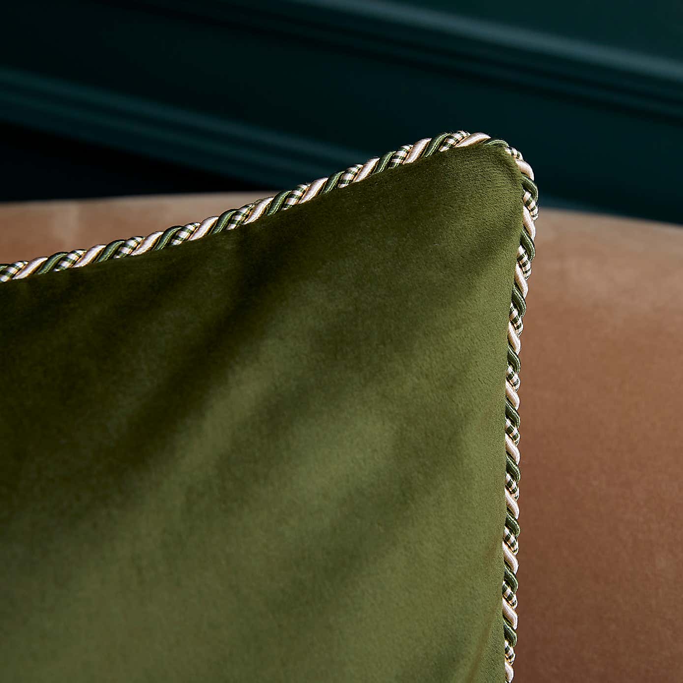 Twisted Trim Square Cushion Cover