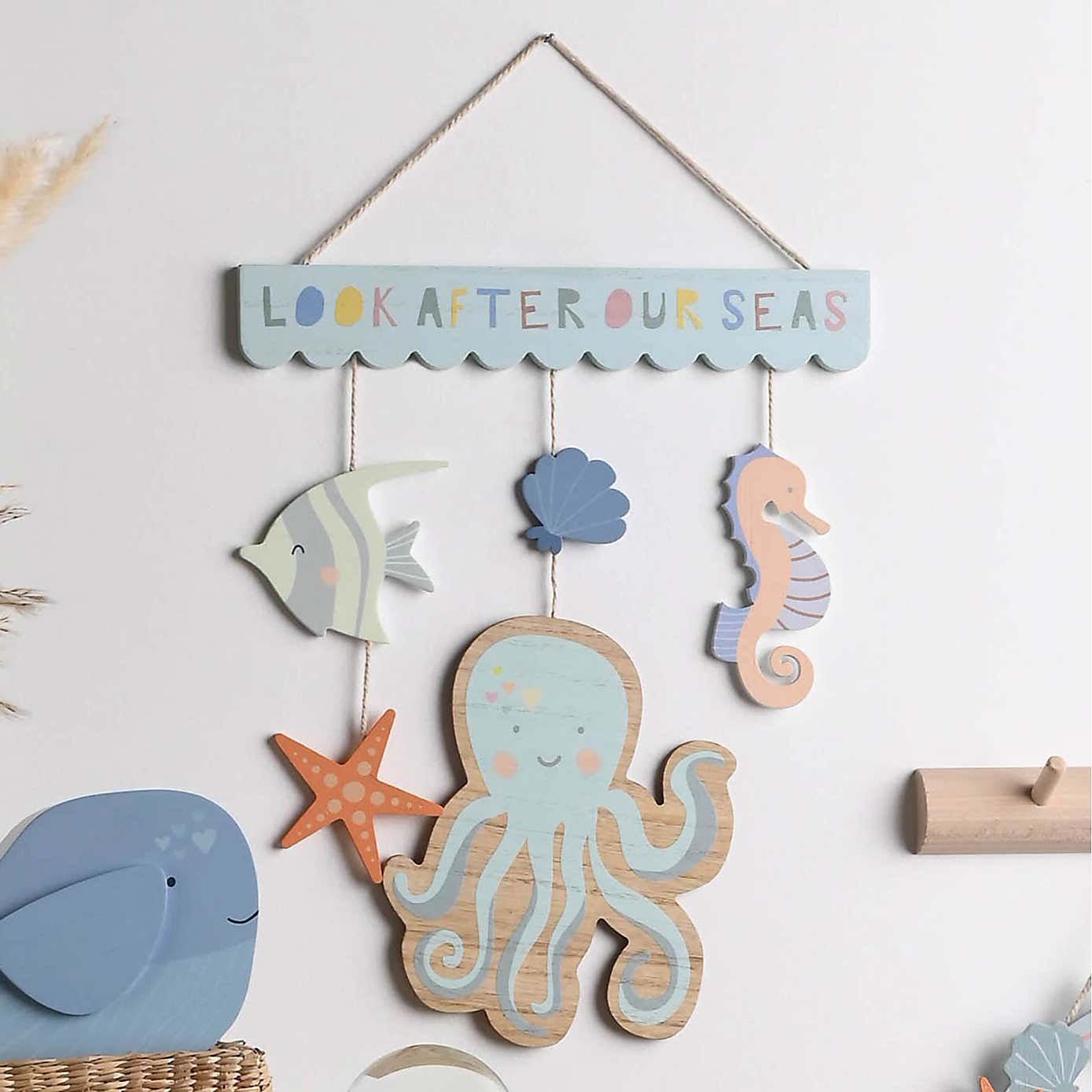 Petit Cheri Ocean Inspired Hanging Plaque